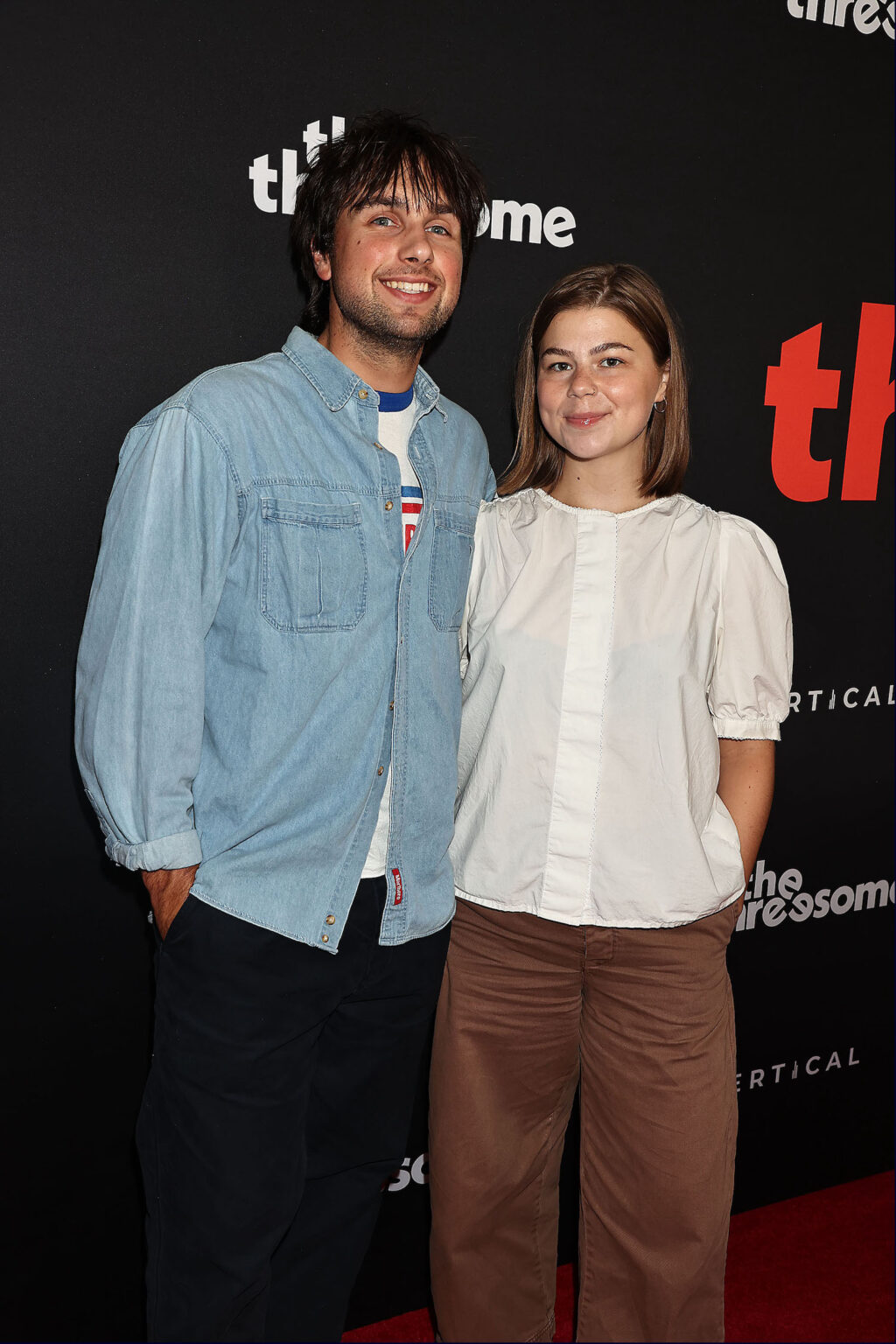 New York, New York - 9/3/25 -Hannah Zook with Guest at NYC Special Screening of ‘ THE THREESOME ” at The Metrograph -PICTURED: Hannah Zook with Guest - PHOTO by: Dave Allocca / Starpix - Location: The Metrograph