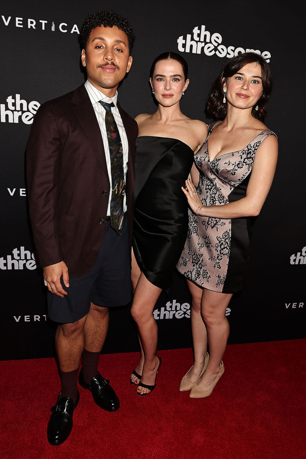 New York, New York - 9/3/25 -Jaboukie Young-White , Zoey Deutch and Ruby Cruz at NYC Special Screening of ‘ THE THREESOME ” at The Metrograph -PICTURED: Jaboukie Young-White , Zoey Deutch and Ruby Cruz - PHOTO by: Dave Allocca / Starpix - Location: The Metrograph