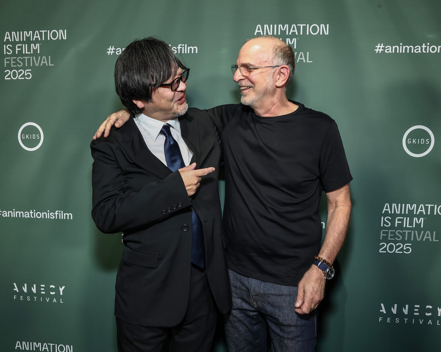 Mamoru Hosoda and Eric Beckman