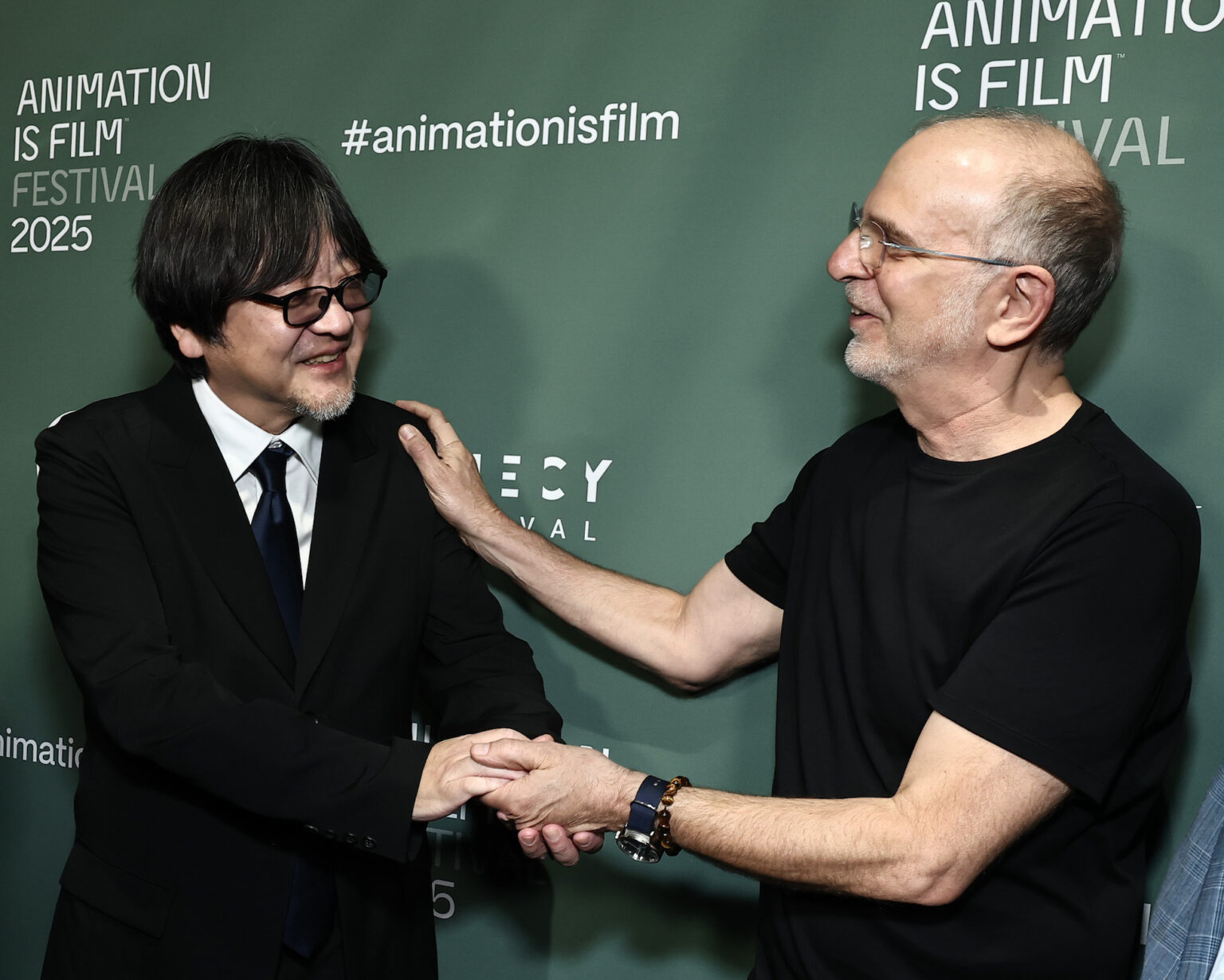 Mamoru Hosoda and Eric Beckman
