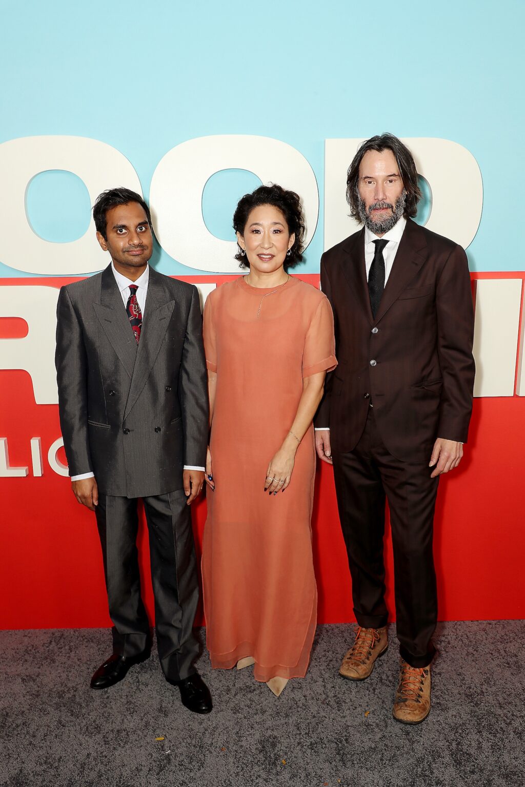 AZIZ ANSARI SANDRA OH And KEANU REEVES Bring Us GOOD FORTUNE At The Special Screening