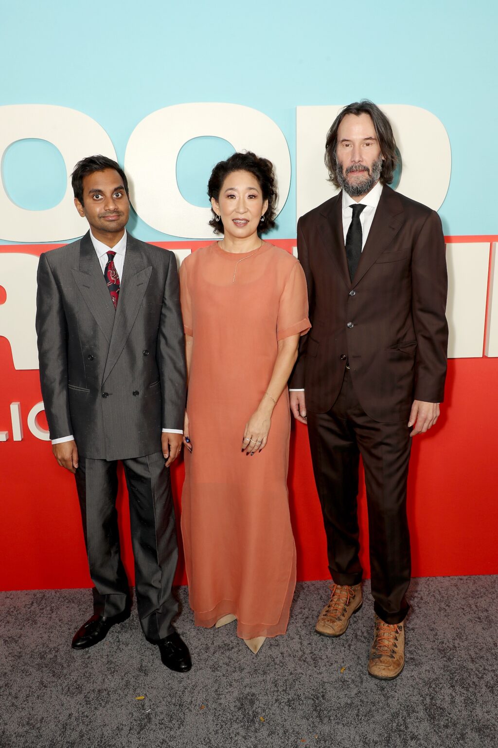 AZIZ ANSARI SANDRA OH And KEANU REEVES Bring Us GOOD FORTUNE At The Special Screening
