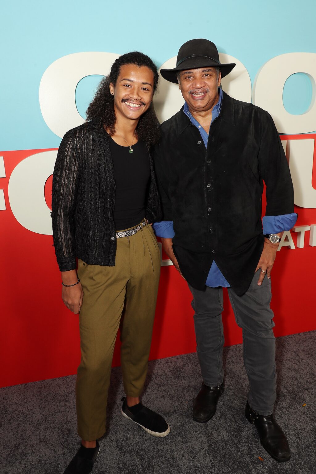 New York, New York - 10/13/25 - Travis Tyson and Neil deGrasse Tyson attends the New York Special Screening of LIONSGATE “Good Fortune” - PICTURED: Travis Tyson and Neil deGrasse Tyson - PHOTO by: Marion Curtis / StarPix for Lionsgate - Location: AMC Lincoln Square 13