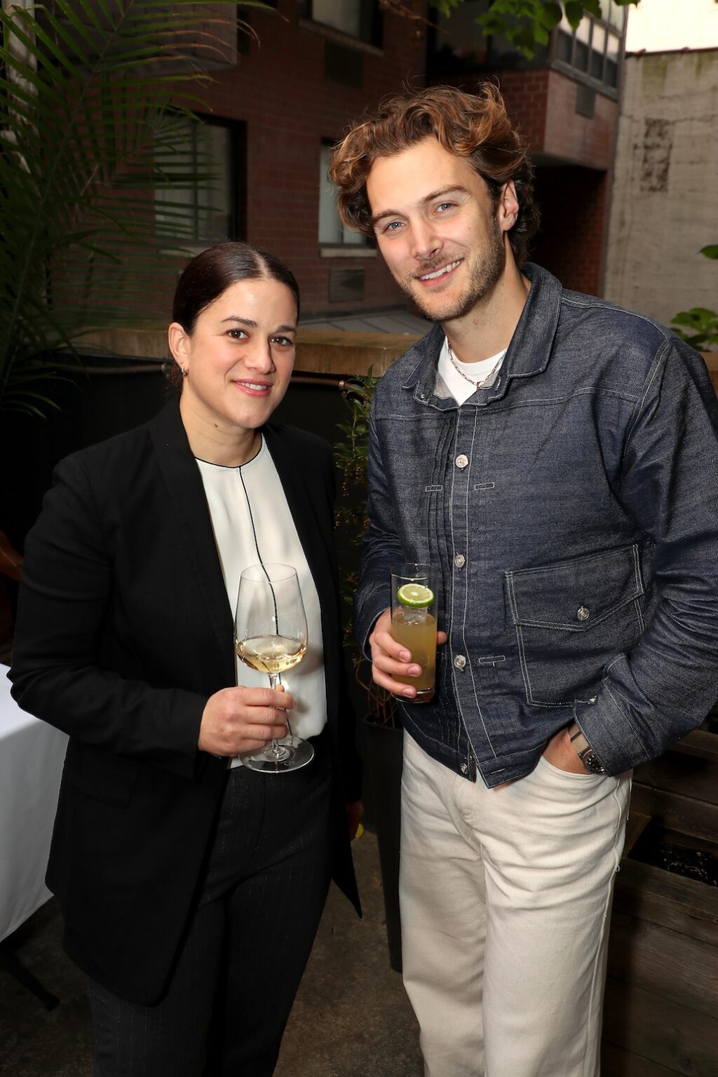 New York, New York - 10/10/25 - Chef Mary Attea (The Musket Room) and Jesse Burgess (host of "Knife Edge: Chasing Michelin Stars") attends A Premiere Celebration for Apple TV+ “Knife Edge: Chasing Michelin Stars” at The Musket Room and COQODAQ in New York CityPicturehouse - PICTURED: Chef Mary Attea (The Musket Room) and Jesse Burgess (host of "Knife Edge: Chasing Michelin Stars") - PHOTO by: Marion Curtis / StarPix for Apple TV+ - Location: The Musket Room and COQODAQ