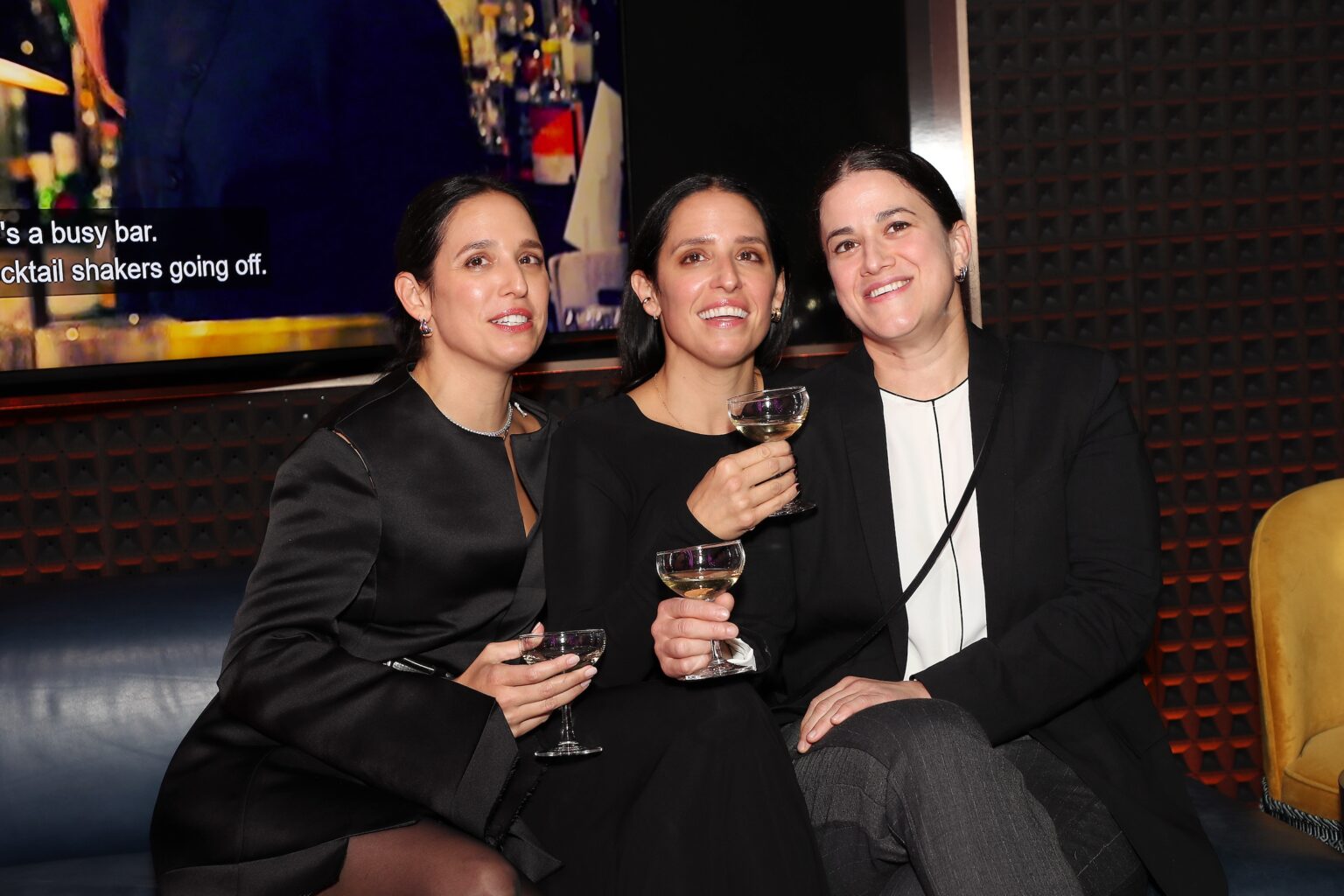 New York, New York - 10/10/25 - (L-R) Simon Kim (Owner COQODAQ), Jennifer Vitagliano (Owner The Musket Room), Nicole Vitagliano (Owner The Musket Room), Chef Mary Attea (The Musket Room), Sk Kim (Exec Chef of COQODAQ) and Jesse Burgess (host of "Knife Edge: Chasing Michelin Stars") attends A Premiere Celebration for Apple TV+ “Knife Edge: Chasing Michelin Stars” at The Musket Room and COQODAQ in New York CityPicturehouse - PICTURED: (L-R) Simon Kim (Owner COQODAQ), Jennifer Vitagliano (Owner The Musket Room), Nicole Vitagliano (Owner The Musket Room), Chef Mary Attea (The Musket Room), Sk Kim (Exec Chef of COQODAQ) and Jesse Burgess (host of "Knife Edge: Chasing Michelin Stars") - PHOTO by: Marion Curtis / StarPix for Apple TV+ - Location: The Musket Room and COQODAQ