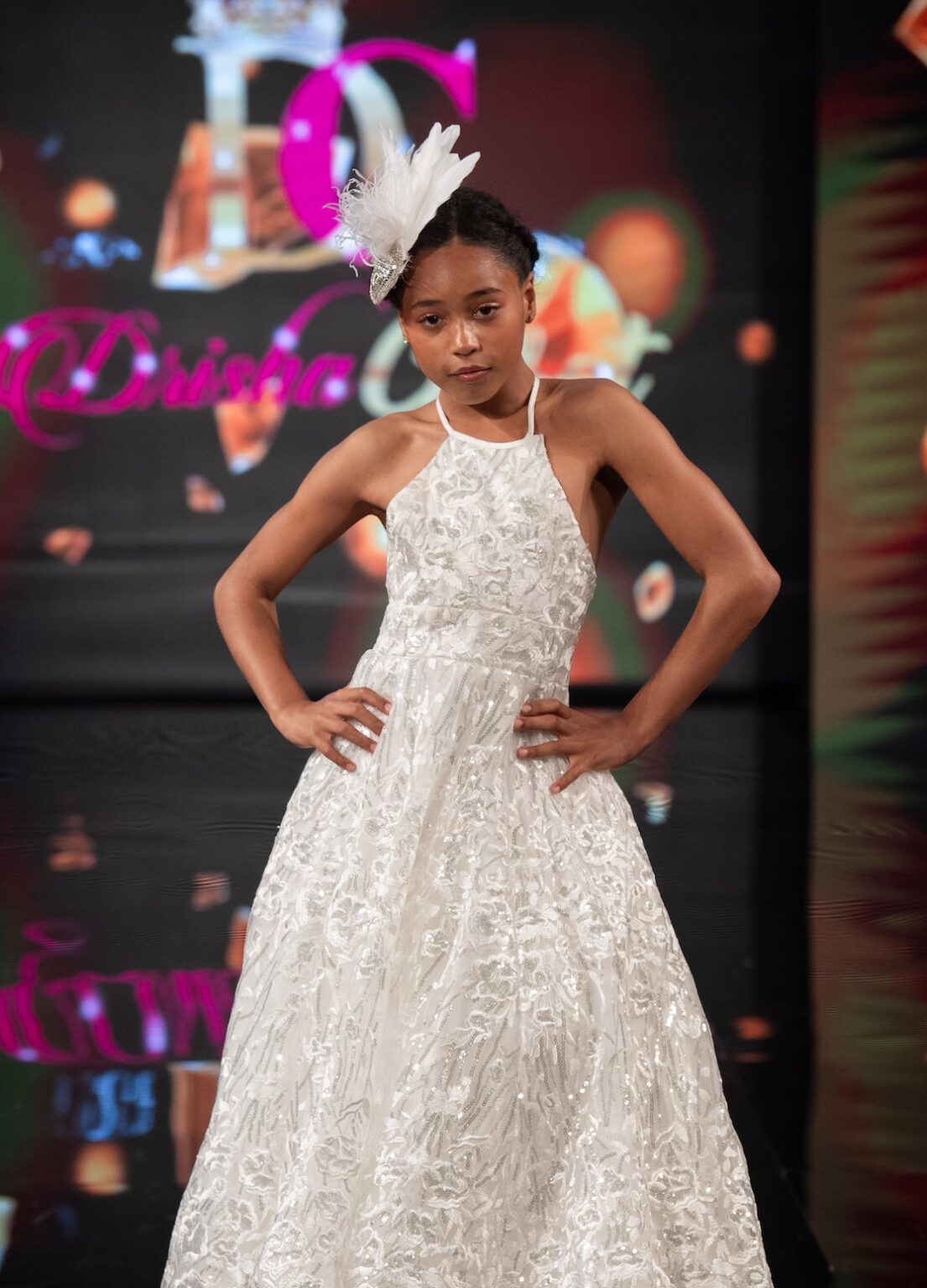 NEW YORK, NEW YORK - SEPTEMBER 13: A model walks the runway at the Drisha Closet show during New York Fashion Week at The Angel Orensanz Foundation on September 13, 2025 in New York City. (Photo by Mark Gunter/Getty Images for Art Hearts Fashion)