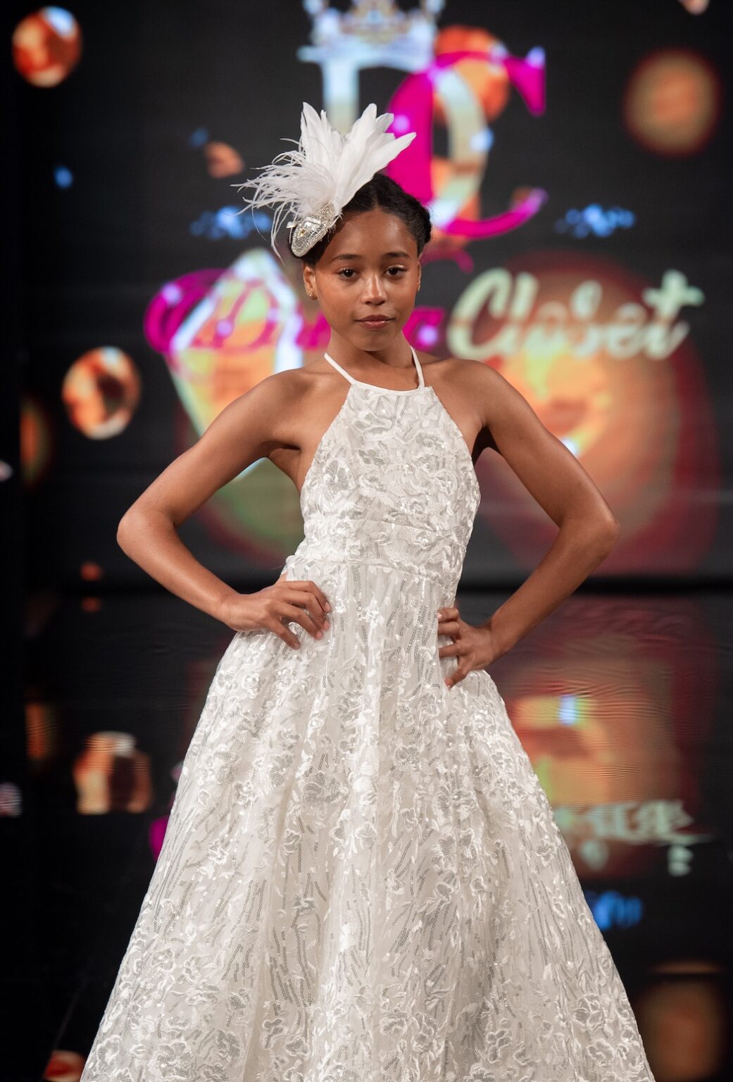 NEW YORK, NEW YORK - SEPTEMBER 13: A model walks the runway at the Drisha Closet show during New York Fashion Week at The Angel Orensanz Foundation on September 13, 2025 in New York City. (Photo by Mark Gunter/Getty Images for Art Hearts Fashion)