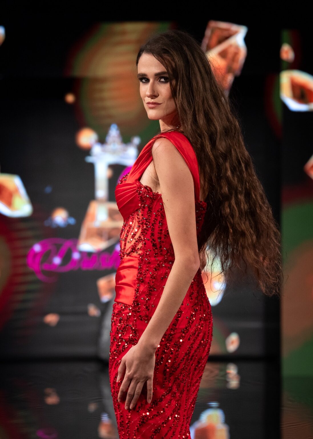 NEW YORK, NEW YORK - SEPTEMBER 13: A model walks the runway at the Drisha Closet show during New York Fashion Week at The Angel Orensanz Foundation on September 13, 2025 in New York City. (Photo by Mark Gunter/Getty Images for Art Hearts Fashion)