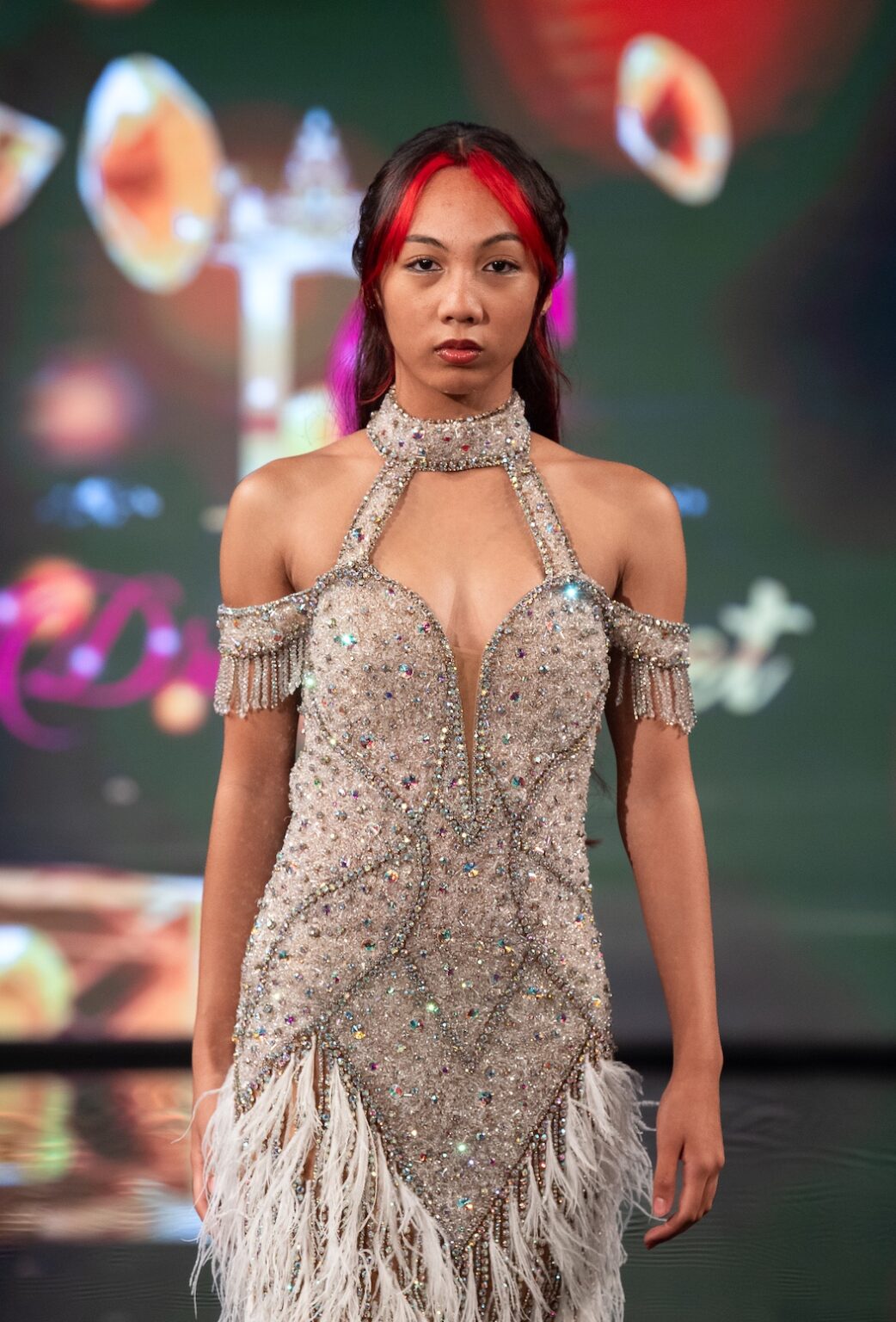 NEW YORK, NEW YORK - SEPTEMBER 13: A model walks the runway at the Drisha Closet show during New York Fashion Week at The Angel Orensanz Foundation on September 13, 2025 in New York City. (Photo by Mark Gunter/Getty Images for Art Hearts Fashion)