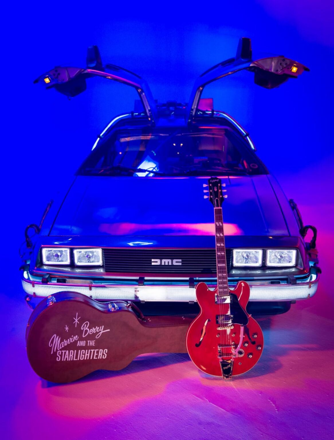 Epiphone Delorean - Epiphone Back to the Future ES-345