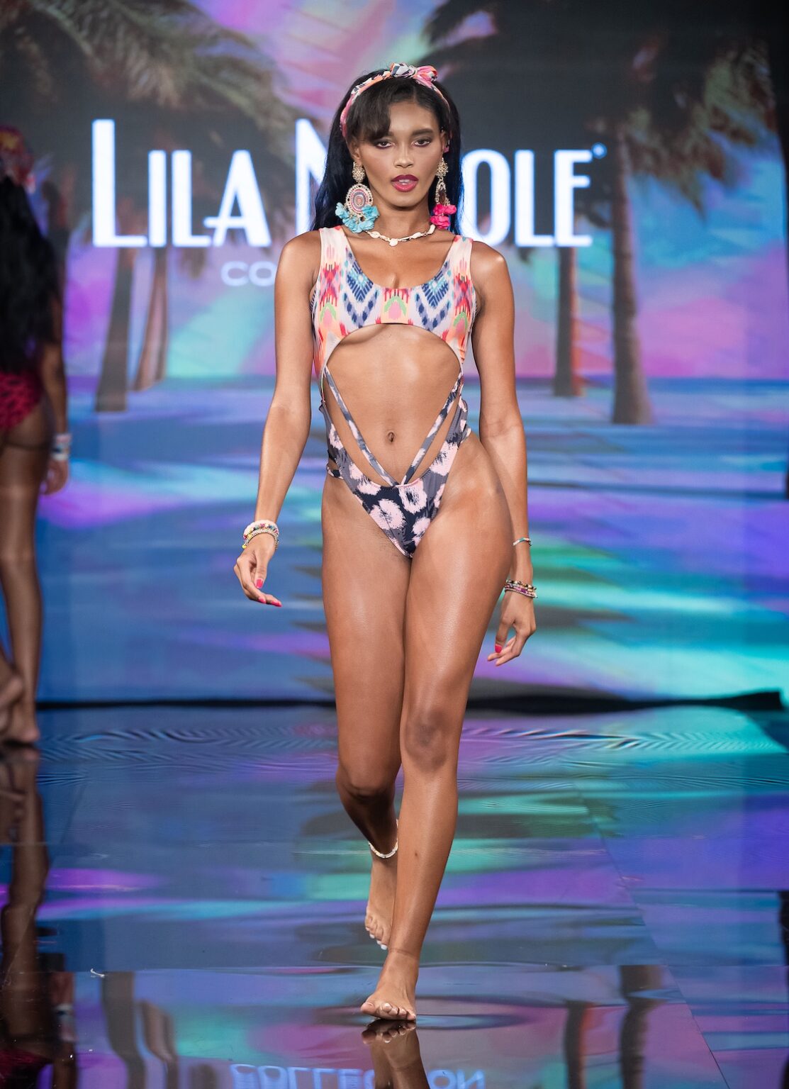 NEW YORK, NEW YORK - SEPTEMBER 14: A model walks the runway at the Lila Nikole show during New York Fashion Week at The Angel Orensanz Foundation on September 14, 2025 in New York City. (Photo by Mark Gunter/Getty Images for Art Hearts Fashion)