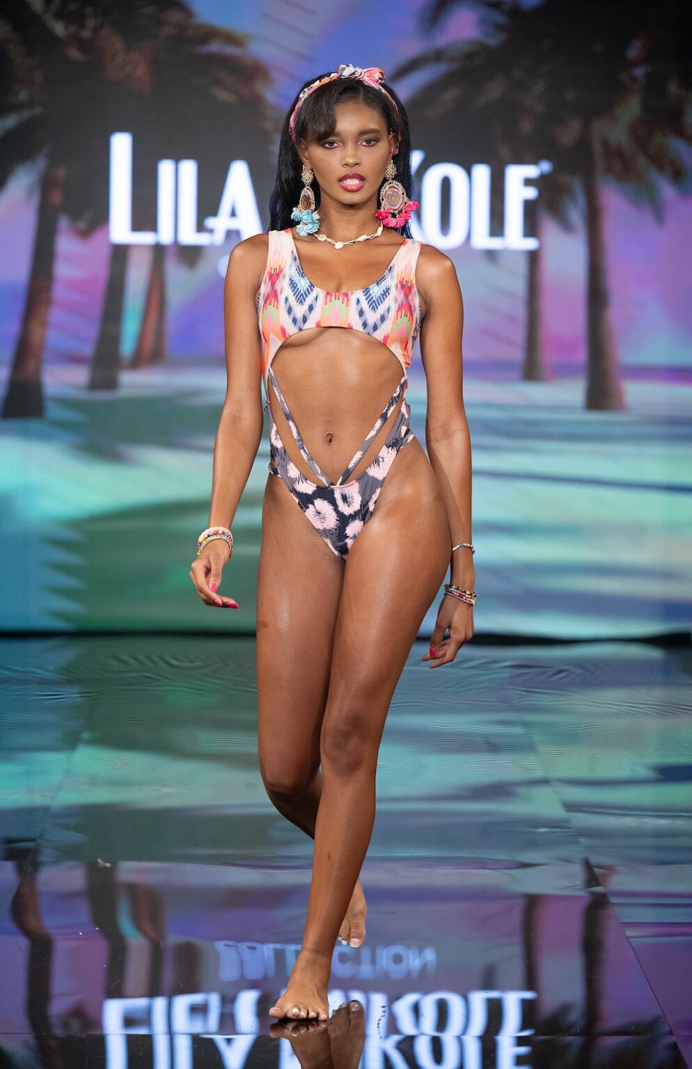 NEW YORK, NEW YORK - SEPTEMBER 14: A model walks the runway at the Lila Nikole show during New York Fashion Week at The Angel Orensanz Foundation on September 14, 2025 in New York City. (Photo by Mark Gunter/Getty Images for Art Hearts Fashion)