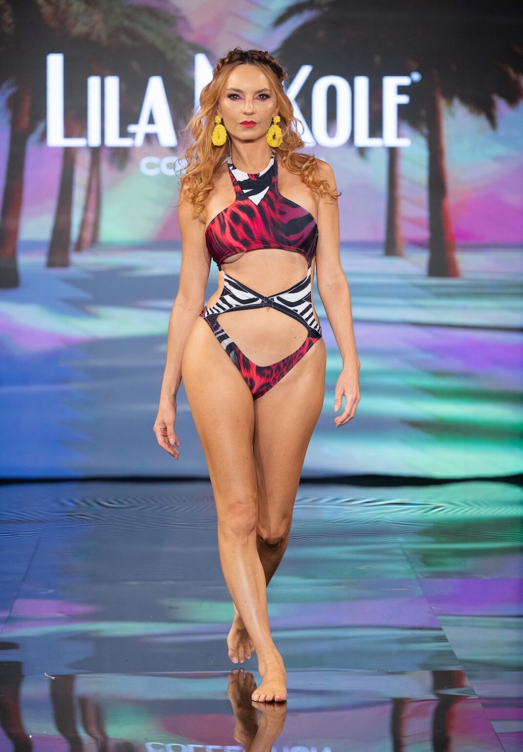 NEW YORK, NEW YORK - SEPTEMBER 14: A model walks the runway at the Lila Nikole show during New York Fashion Week at The Angel Orensanz Foundation on September 14, 2025 in New York City. (Photo by Mark Gunter/Getty Images for Art Hearts Fashion)