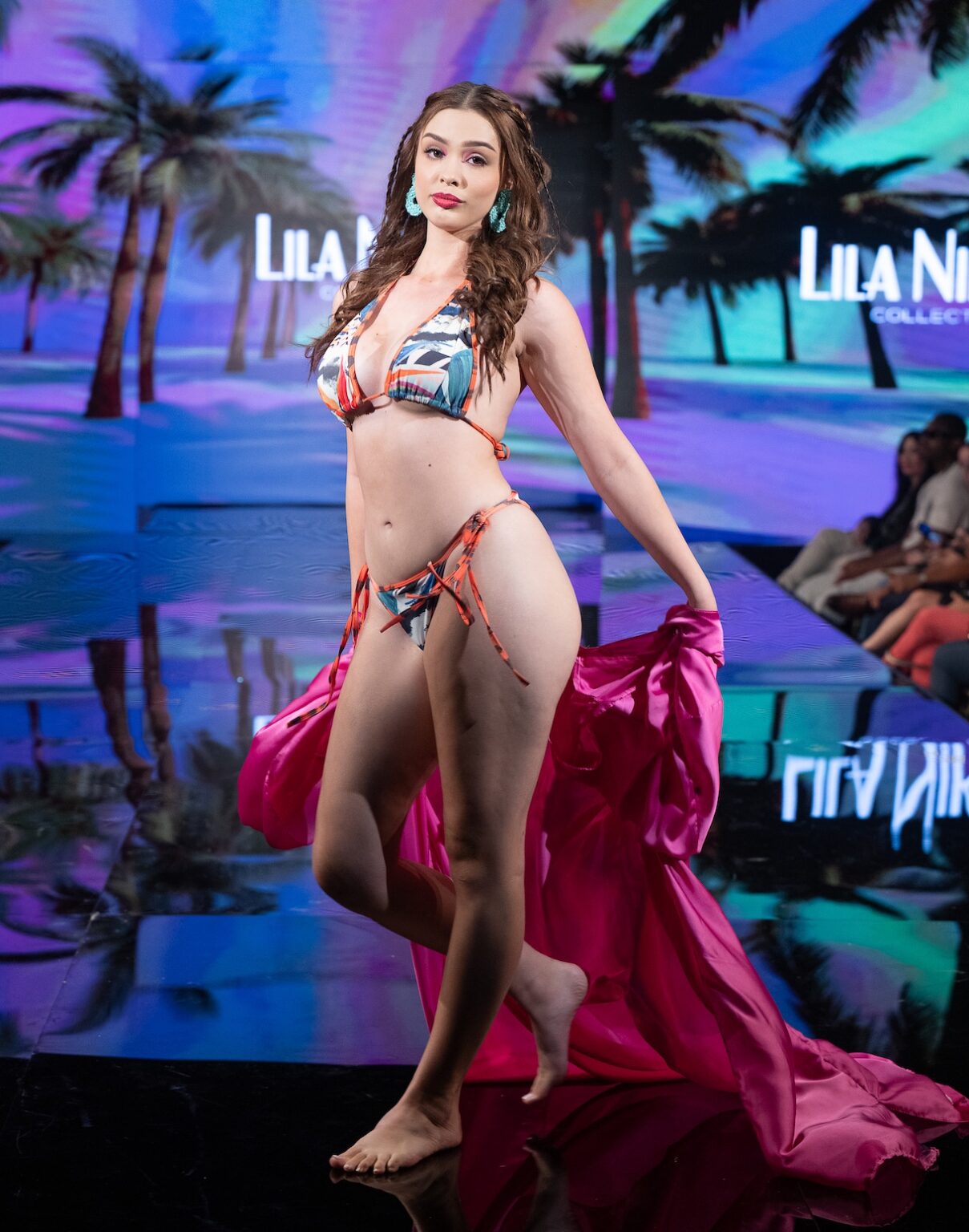 NEW YORK, NEW YORK - SEPTEMBER 14: A model walks the runway at the Lila Nikole show during New York Fashion Week at The Angel Orensanz Foundation on September 14, 2025 in New York City. (Photo by Mark Gunter/Getty Images for Art Hearts Fashion)