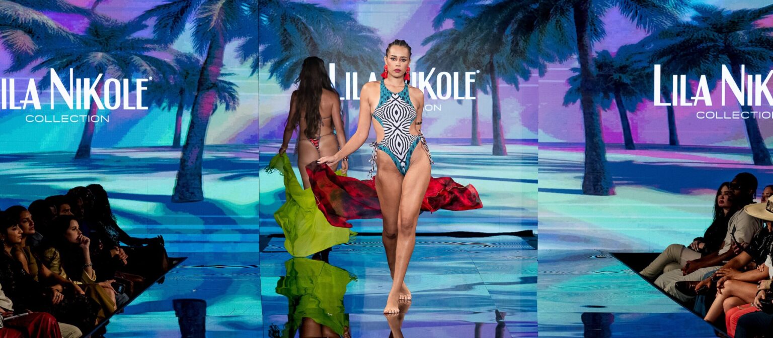 NEW YORK, NEW YORK - SEPTEMBER 14: A model walks the runway at the Lila Nikole show during New York Fashion Week at The Angel Orensanz Foundation on September 14, 2025 in New York City. (Photo by Mark Gunter/Getty Images for Art Hearts Fashion)