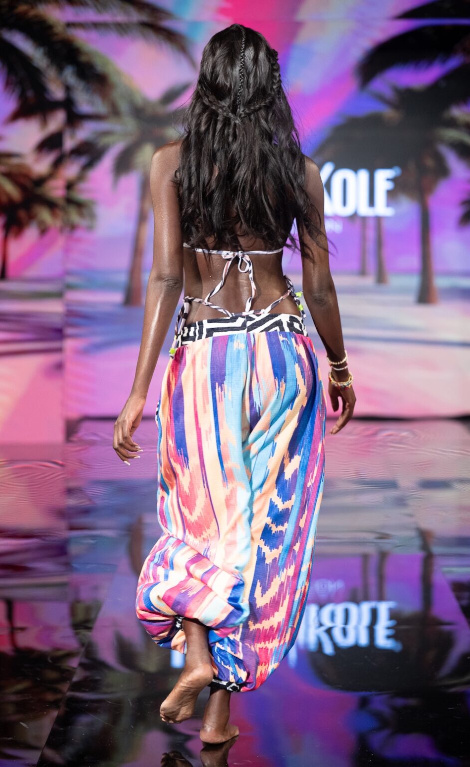 NEW YORK, NEW YORK - SEPTEMBER 14: A model walks the runway at the Lila Nikole show during New York Fashion Week at The Angel Orensanz Foundation on September 14, 2025 in New York City. (Photo by Mark Gunter/Getty Images for Art Hearts Fashion)