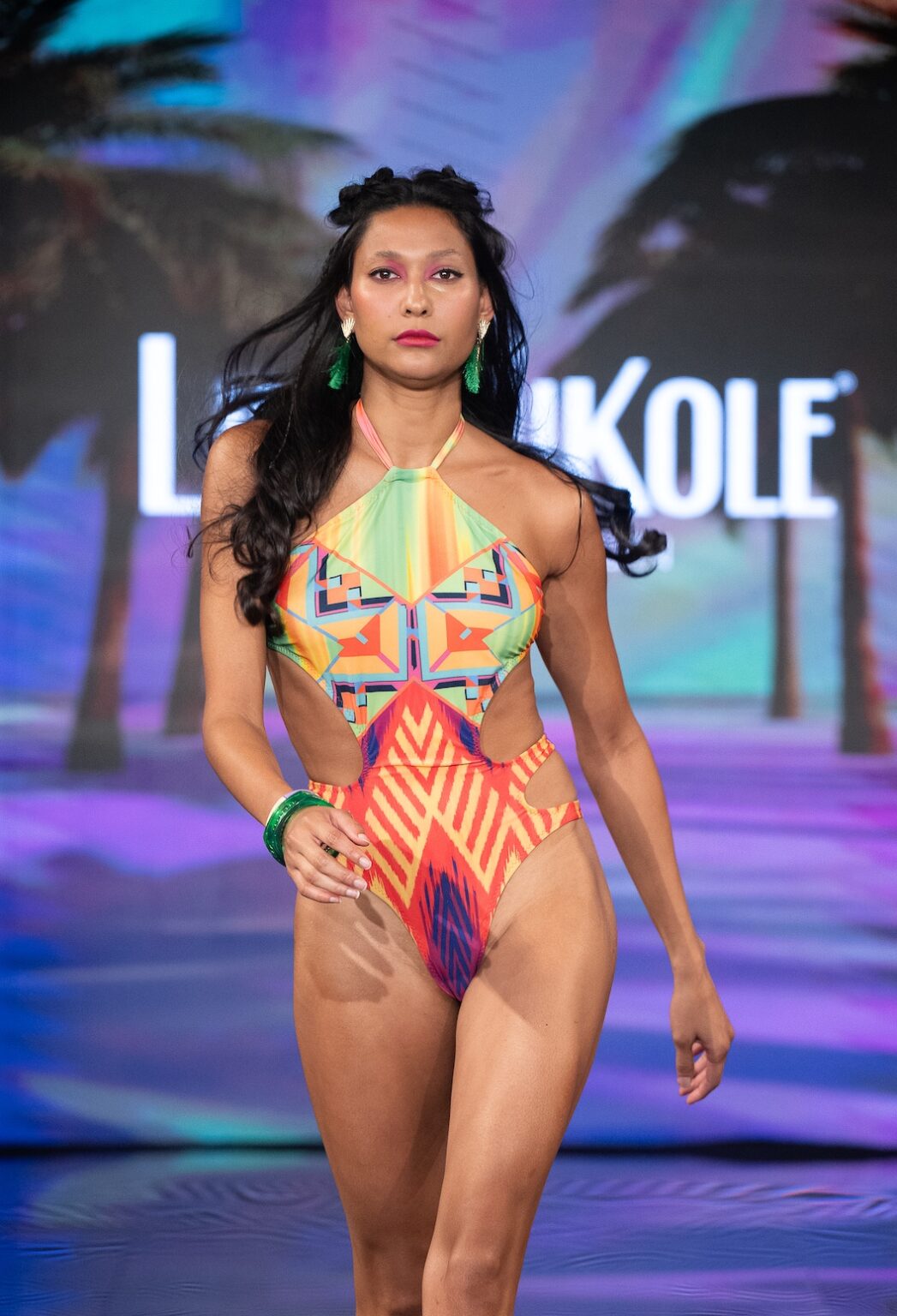NEW YORK, NEW YORK - SEPTEMBER 14: A model walks the runway at the Lila Nikole show during New York Fashion Week at The Angel Orensanz Foundation on September 14, 2025 in New York City. (Photo by Mark Gunter/Getty Images for Art Hearts Fashion)
