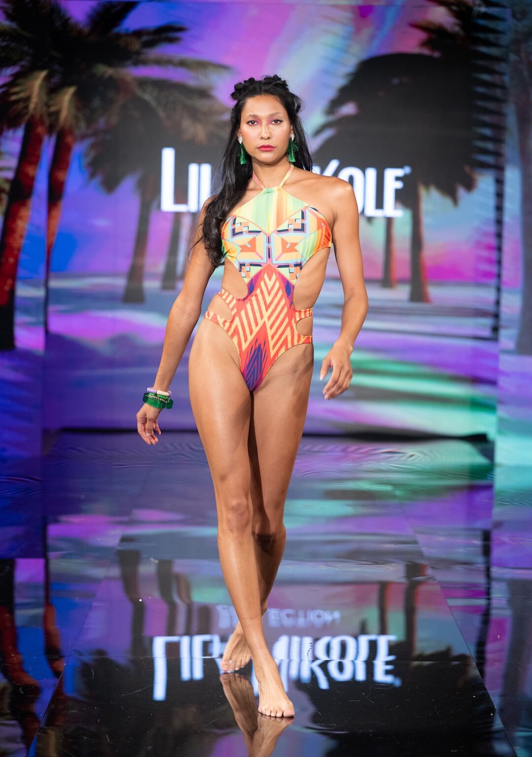 NEW YORK, NEW YORK - SEPTEMBER 14: A model walks the runway at the Lila Nikole show during New York Fashion Week at The Angel Orensanz Foundation on September 14, 2025 in New York City. (Photo by Mark Gunter/Getty Images for Art Hearts Fashion)