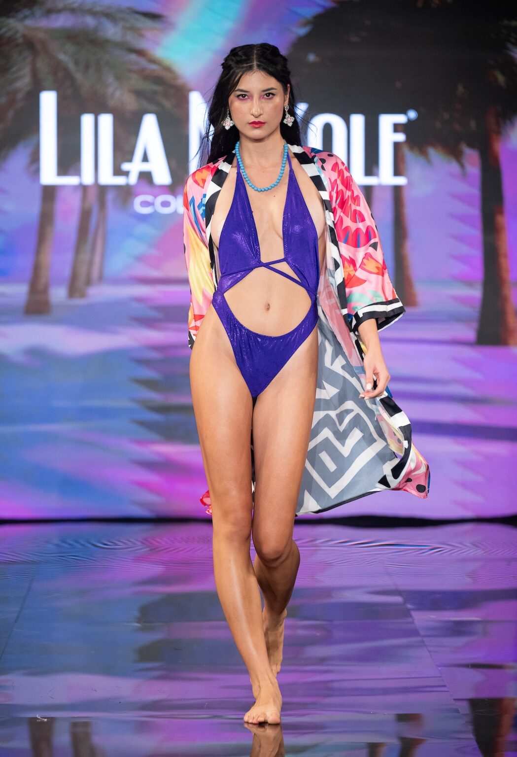 NEW YORK, NEW YORK - SEPTEMBER 14: A model walks the runway at the Lila Nikole show during New York Fashion Week at The Angel Orensanz Foundation on September 14, 2025 in New York City. (Photo by Mark Gunter/Getty Images for Art Hearts Fashion)