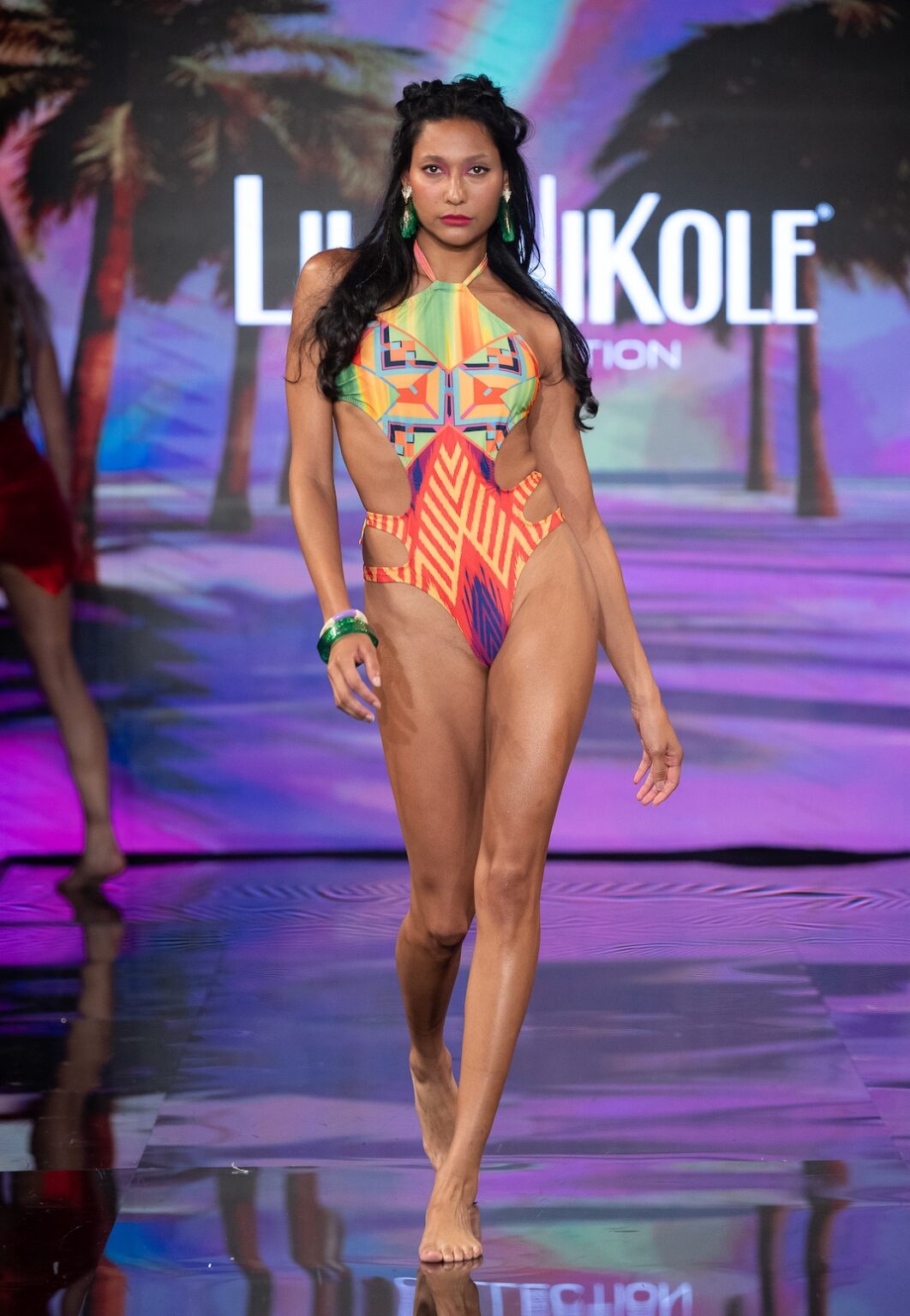 NEW YORK, NEW YORK - SEPTEMBER 14: A model walks the runway at the Lila Nikole show during New York Fashion Week at The Angel Orensanz Foundation on September 14, 2025 in New York City. (Photo by Mark Gunter/Getty Images for Art Hearts Fashion)