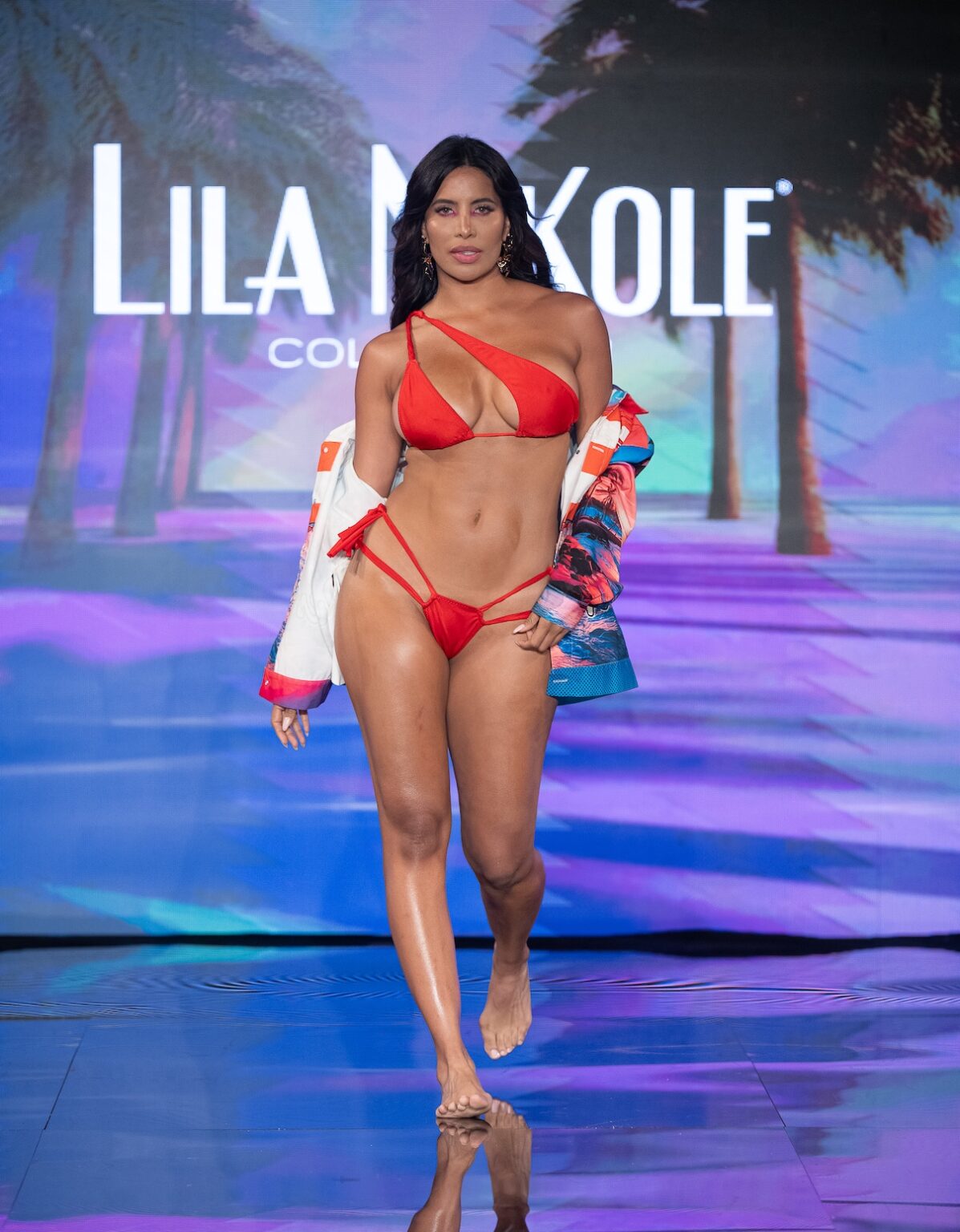 NEW YORK, NEW YORK - SEPTEMBER 14: A model walks the runway at the Lila Nikole show during New York Fashion Week at The Angel Orensanz Foundation on September 14, 2025 in New York City. (Photo by Mark Gunter/Getty Images for Art Hearts Fashion)