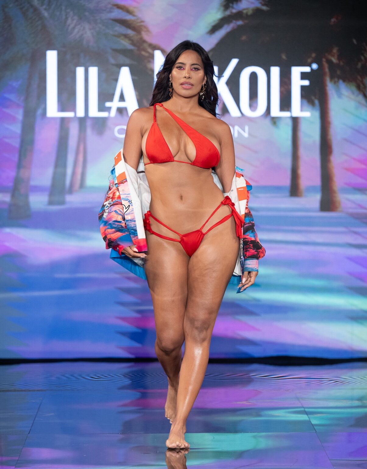 NEW YORK, NEW YORK - SEPTEMBER 14: A model walks the runway at the Lila Nikole show during New York Fashion Week at The Angel Orensanz Foundation on September 14, 2025 in New York City. (Photo by Mark Gunter/Getty Images for Art Hearts Fashion)