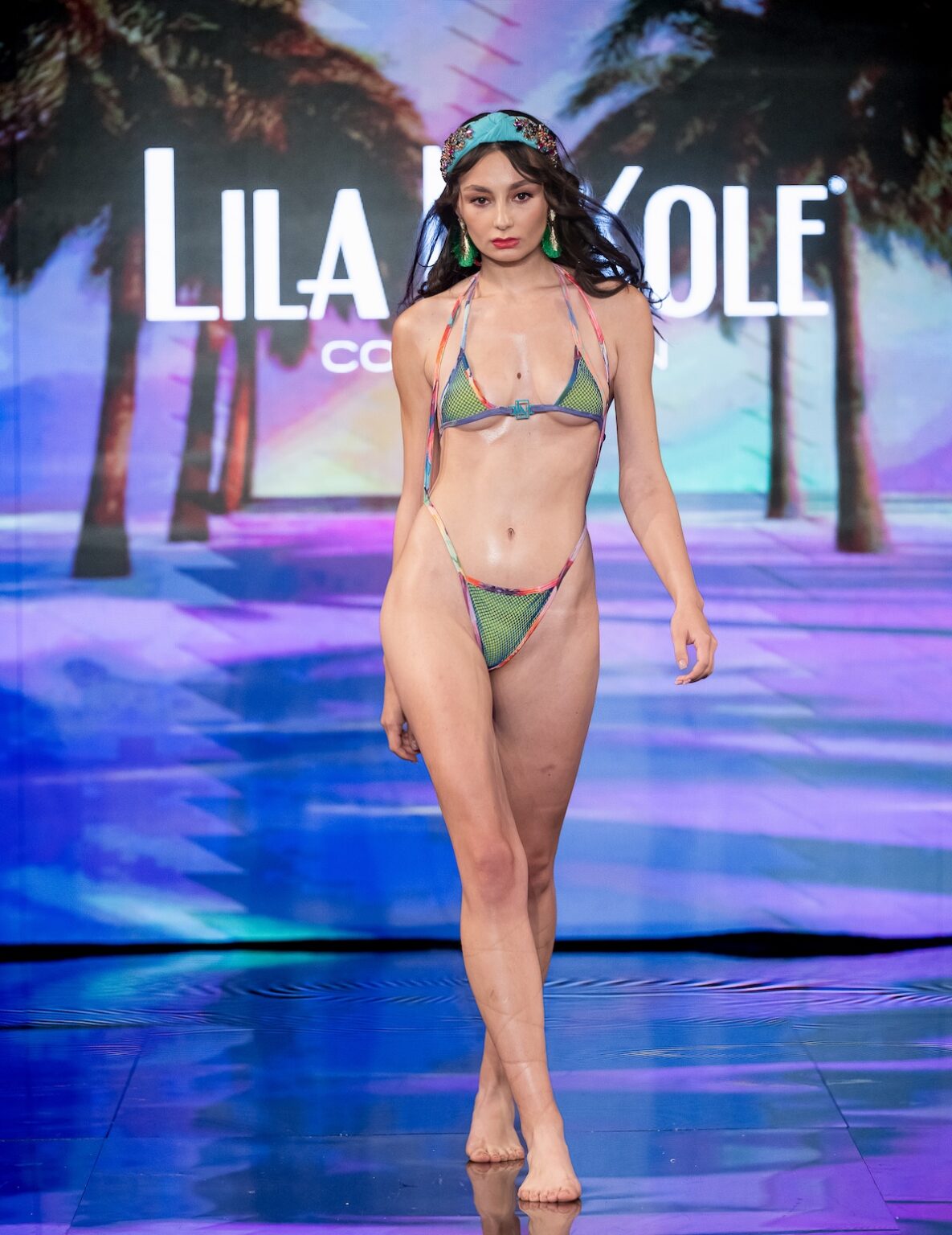 NEW YORK, NEW YORK - SEPTEMBER 14: A model walks the runway at the Lila Nikole show during New York Fashion Week at The Angel Orensanz Foundation on September 14, 2025 in New York City. (Photo by Mark Gunter/Getty Images for Art Hearts Fashion)