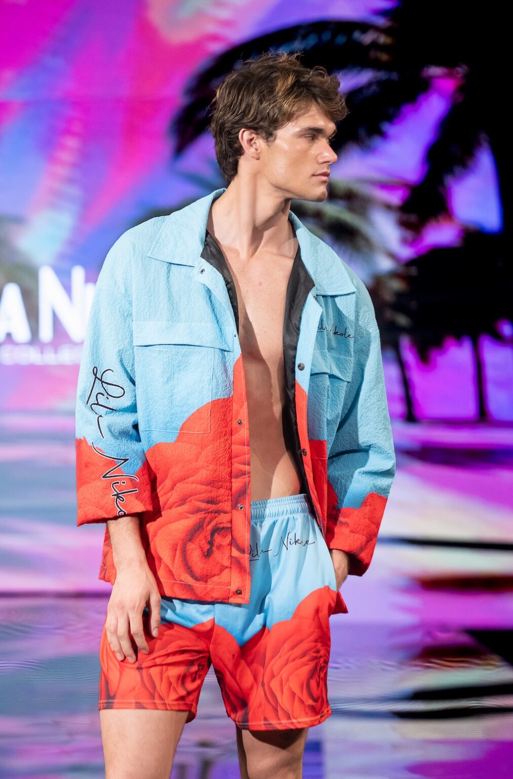 NEW YORK, NEW YORK - SEPTEMBER 14: A model walks the runway at the Lila Nikole show during New York Fashion Week at The Angel Orensanz Foundation on September 14, 2025 in New York City. (Photo by Mark Gunter/Getty Images for Art Hearts Fashion)