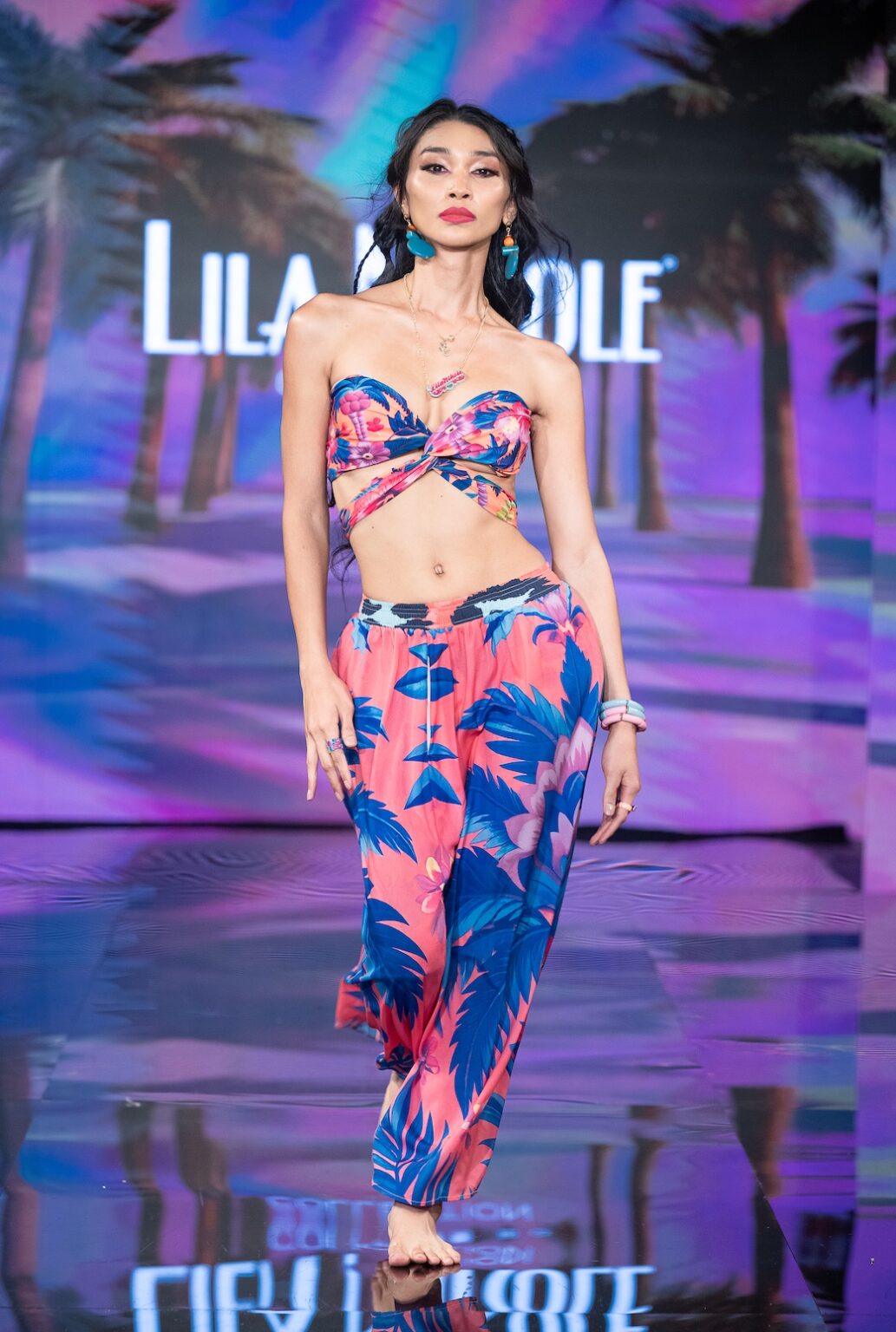 NEW YORK, NEW YORK - SEPTEMBER 14: A model walks the runway at the Lila Nikole show during New York Fashion Week at The Angel Orensanz Foundation on September 14, 2025 in New York City. (Photo by Mark Gunter/Getty Images for Art Hearts Fashion)