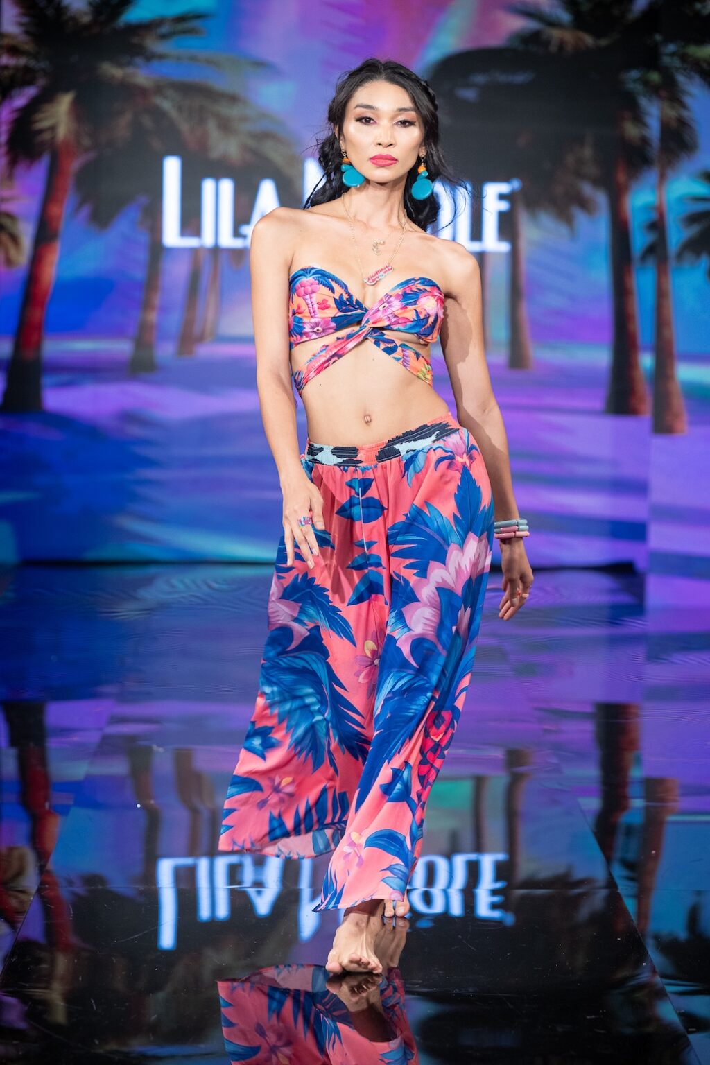NEW YORK, NEW YORK - SEPTEMBER 14: A model walks the runway at the Lila Nikole show during New York Fashion Week at The Angel Orensanz Foundation on September 14, 2025 in New York City. (Photo by Mark Gunter/Getty Images for Art Hearts Fashion)
