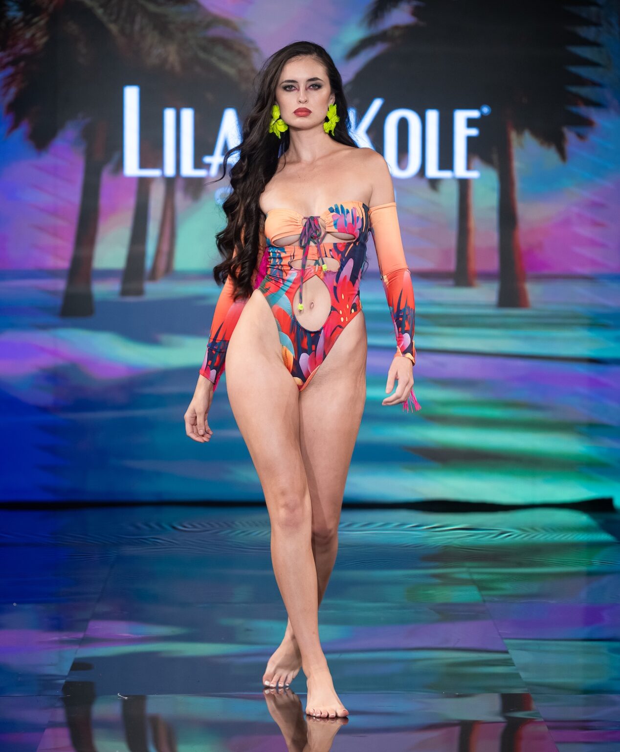 NEW YORK, NEW YORK - SEPTEMBER 14: A model walks the runway at the Lila Nikole show during New York Fashion Week at The Angel Orensanz Foundation on September 14, 2025 in New York City. (Photo by Mark Gunter/Getty Images for Art Hearts Fashion)