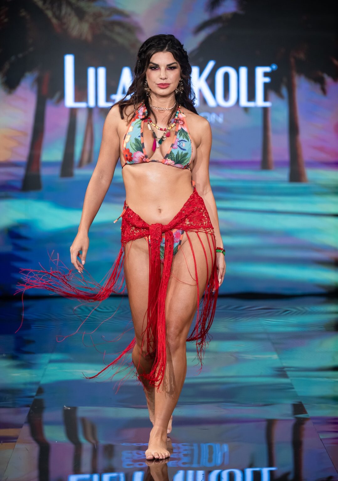 NEW YORK, NEW YORK - SEPTEMBER 14: A model walks the runway at the Lila Nikole show during New York Fashion Week at The Angel Orensanz Foundation on September 14, 2025 in New York City. (Photo by Mark Gunter/Getty Images for Art Hearts Fashion)