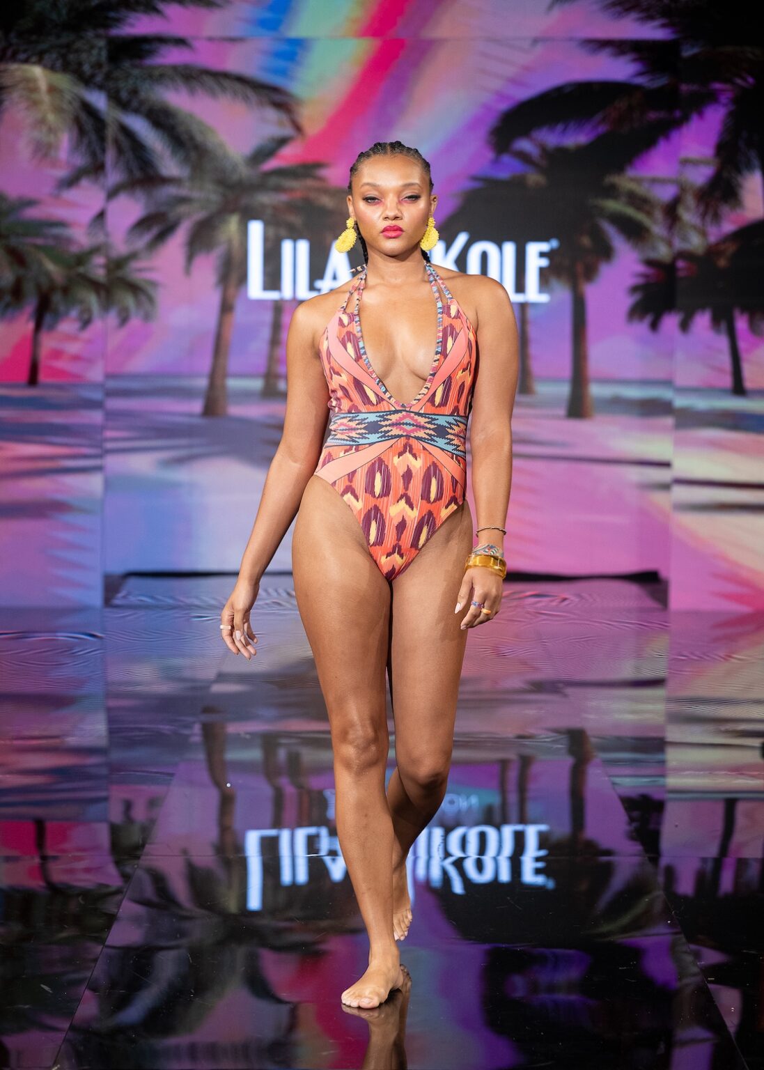 NEW YORK, NEW YORK - SEPTEMBER 14: A model walks the runway at the Lila Nikole show during New York Fashion Week at The Angel Orensanz Foundation on September 14, 2025 in New York City. (Photo by Mark Gunter/Getty Images for Art Hearts Fashion)