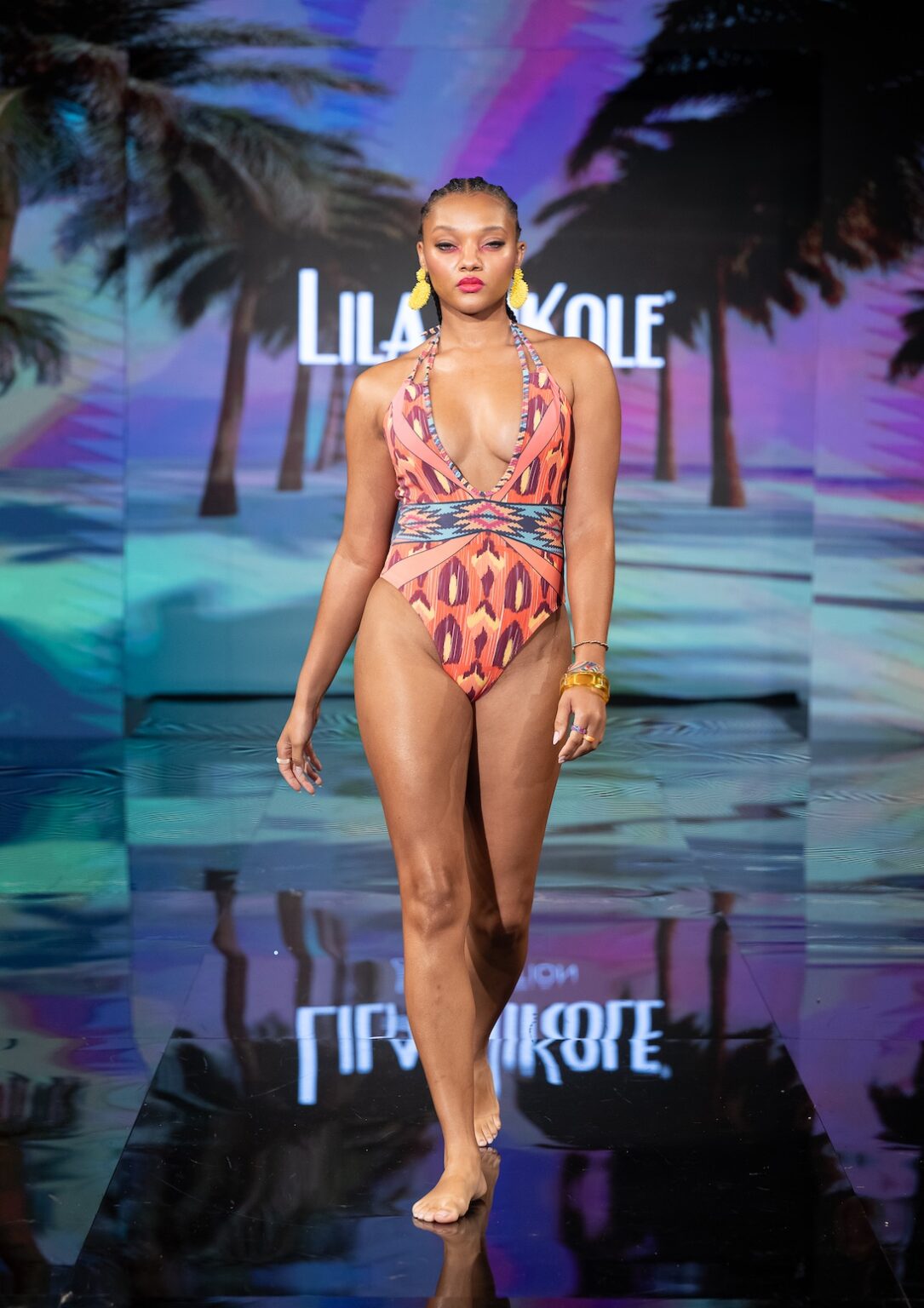 NEW YORK, NEW YORK - SEPTEMBER 14: A model walks the runway at the Lila Nikole show during New York Fashion Week at The Angel Orensanz Foundation on September 14, 2025 in New York City. (Photo by Mark Gunter/Getty Images for Art Hearts Fashion)