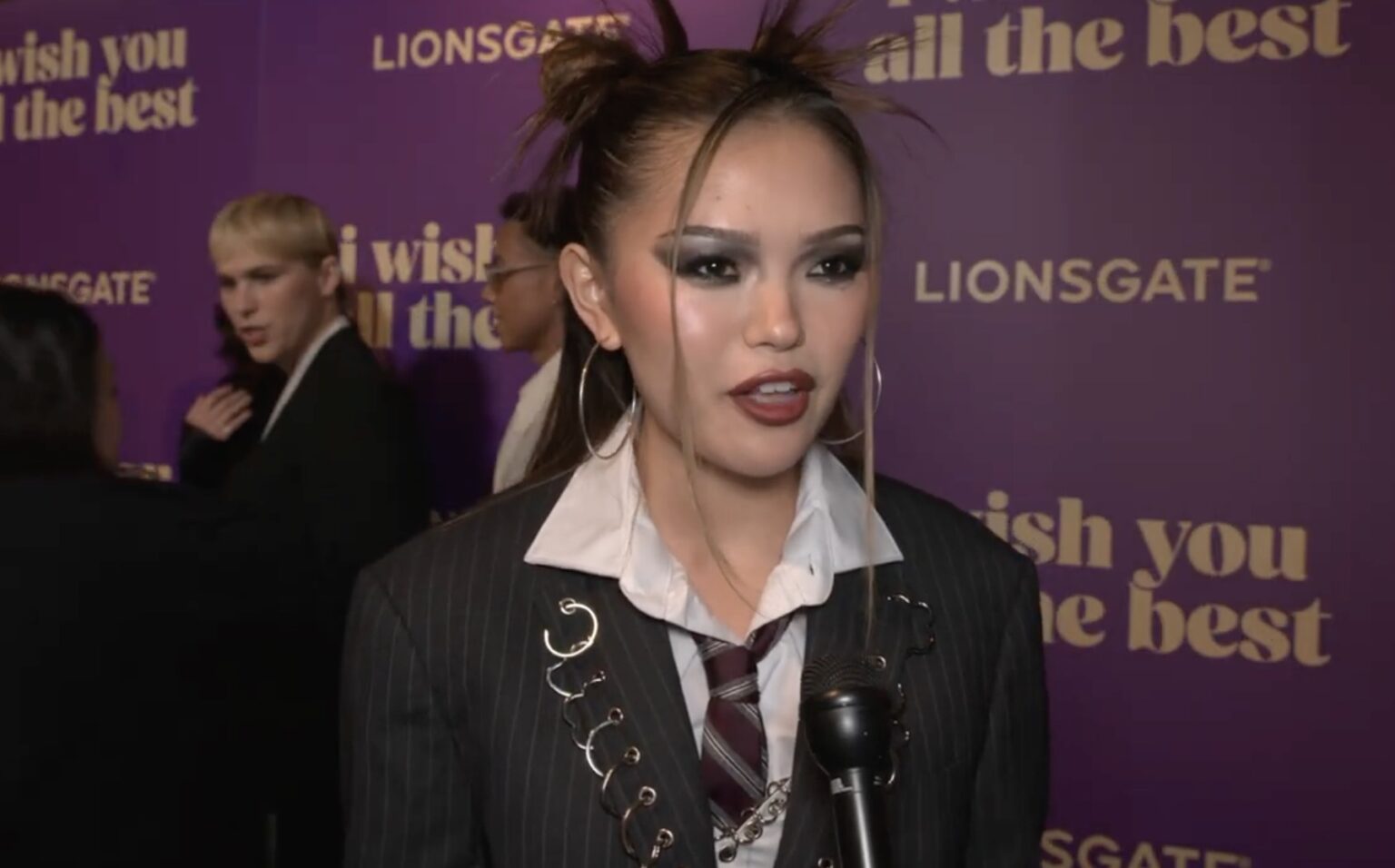 Lisa Yamada Interview at the I Wish You All The Best Movie Premiere