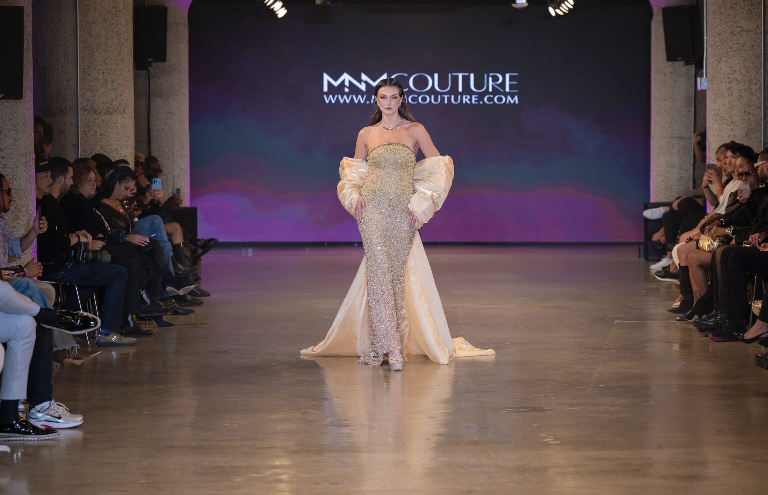 MNM Couture Runway Show of Los Angeles Fashion Show LAFW SS26