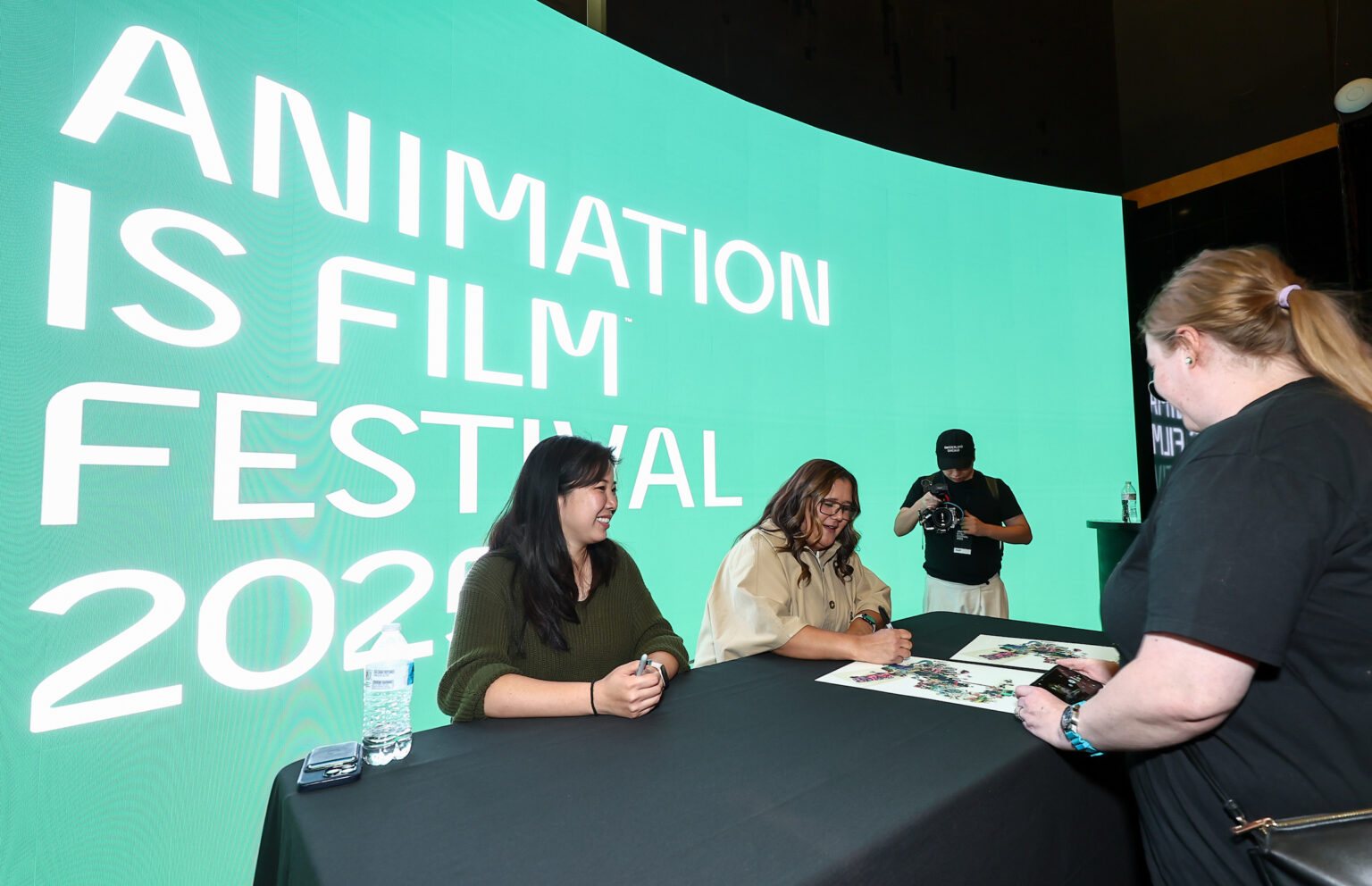 Carrie Liao, Yvette Merino and guests