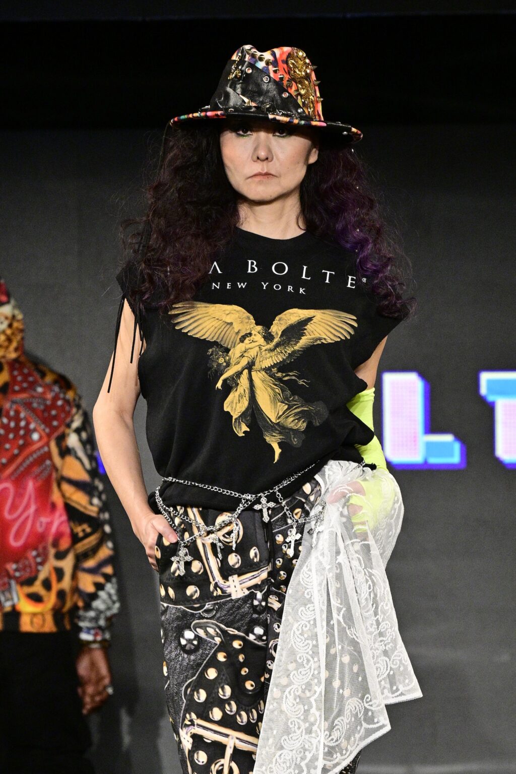 NEW YORK, NEW YORK - SEPTEMBER 11: A model walks the runway for Pia Bolte during New York Fashion Week Powered By Art Hearts Fashion at The Angel Orensanz Foundation on September 11, 2025 in New York City. (Photo by Eugene Gologursky/Getty Images for Art Hearts Fashion)