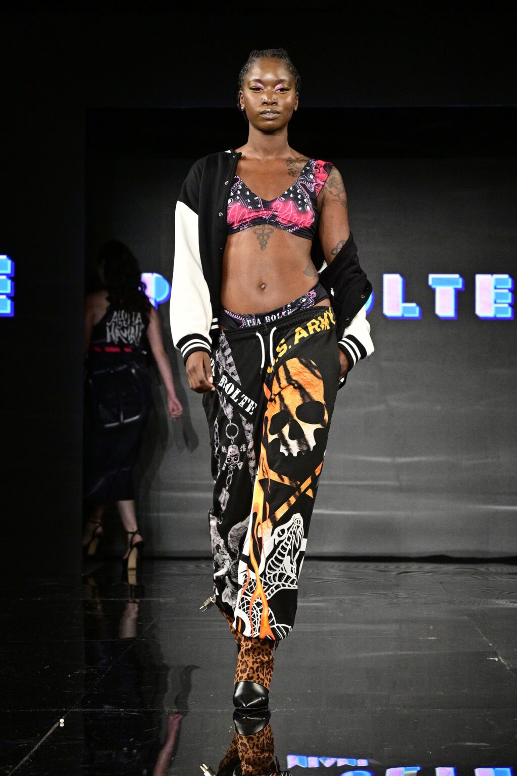 NEW YORK, NEW YORK - SEPTEMBER 11: A model walks the runway for Pia Bolte during New York Fashion Week Powered By Art Hearts Fashion at The Angel Orensanz Foundation on September 11, 2025 in New York City. (Photo by Eugene Gologursky/Getty Images for Art Hearts Fashion)