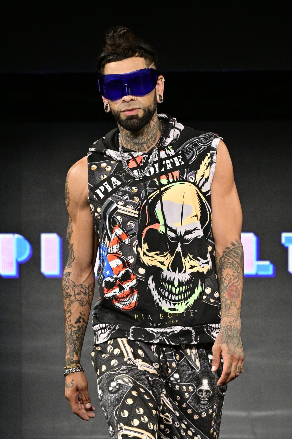 NEW YORK, NEW YORK - SEPTEMBER 11: A model walks the runway for Pia Bolte during New York Fashion Week Powered By Art Hearts Fashion at The Angel Orensanz Foundation on September 11, 2025 in New York City. (Photo by Eugene Gologursky/Getty Images for Art Hearts Fashion)