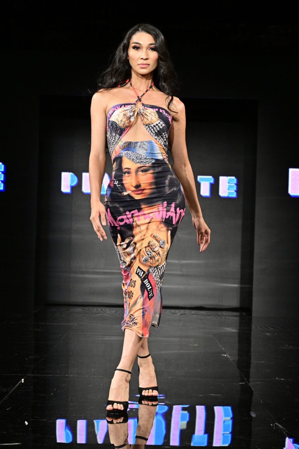 NEW YORK, NEW YORK - SEPTEMBER 11: A model walks the runway for Pia Bolte during New York Fashion Week Powered By Art Hearts Fashion at The Angel Orensanz Foundation on September 11, 2025 in New York City. (Photo by Eugene Gologursky/Getty Images for Art Hearts Fashion)