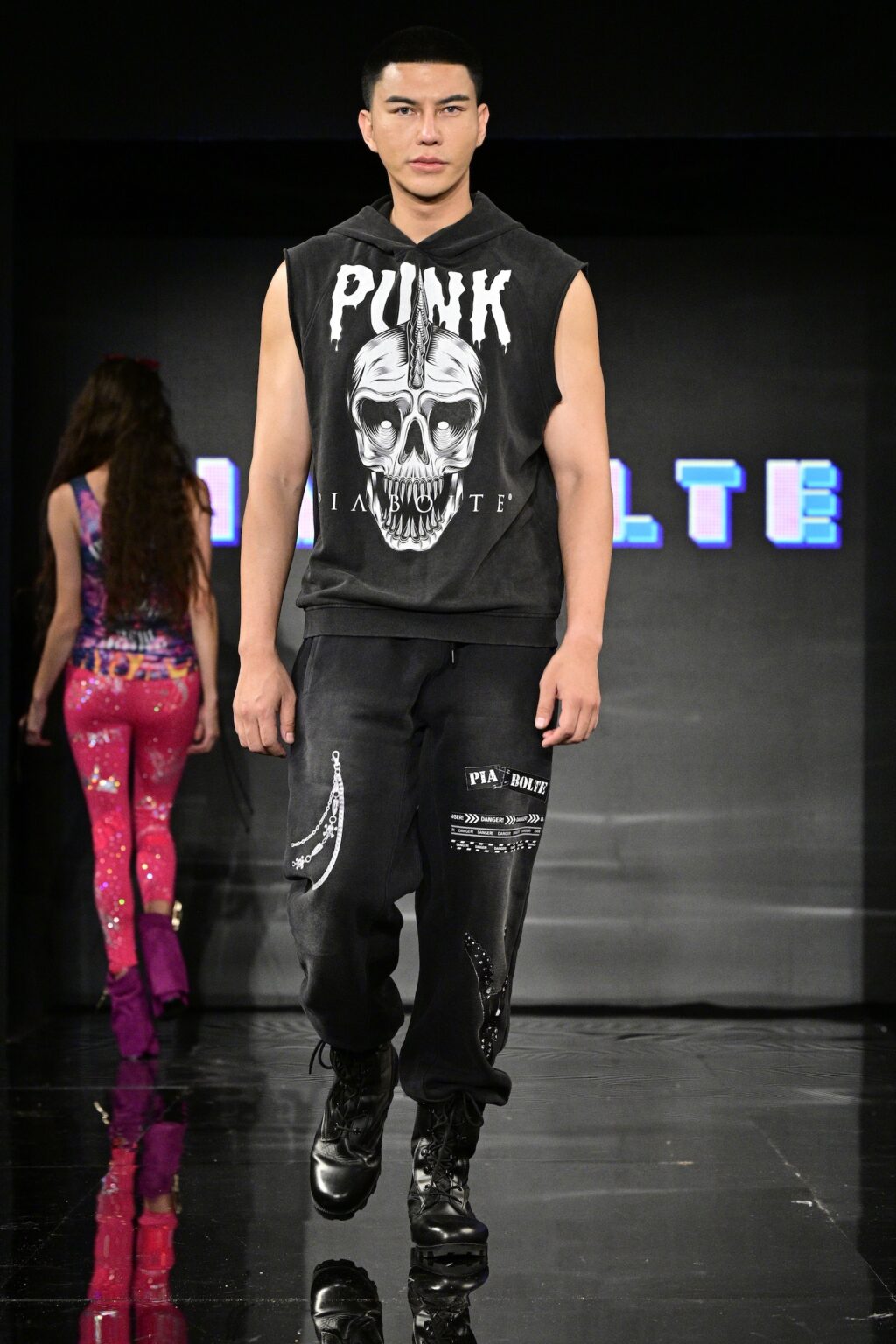 NEW YORK, NEW YORK - SEPTEMBER 11: A model walks the runway for Pia Bolte during New York Fashion Week Powered By Art Hearts Fashion at The Angel Orensanz Foundation on September 11, 2025 in New York City. (Photo by Eugene Gologursky/Getty Images for Art Hearts Fashion)