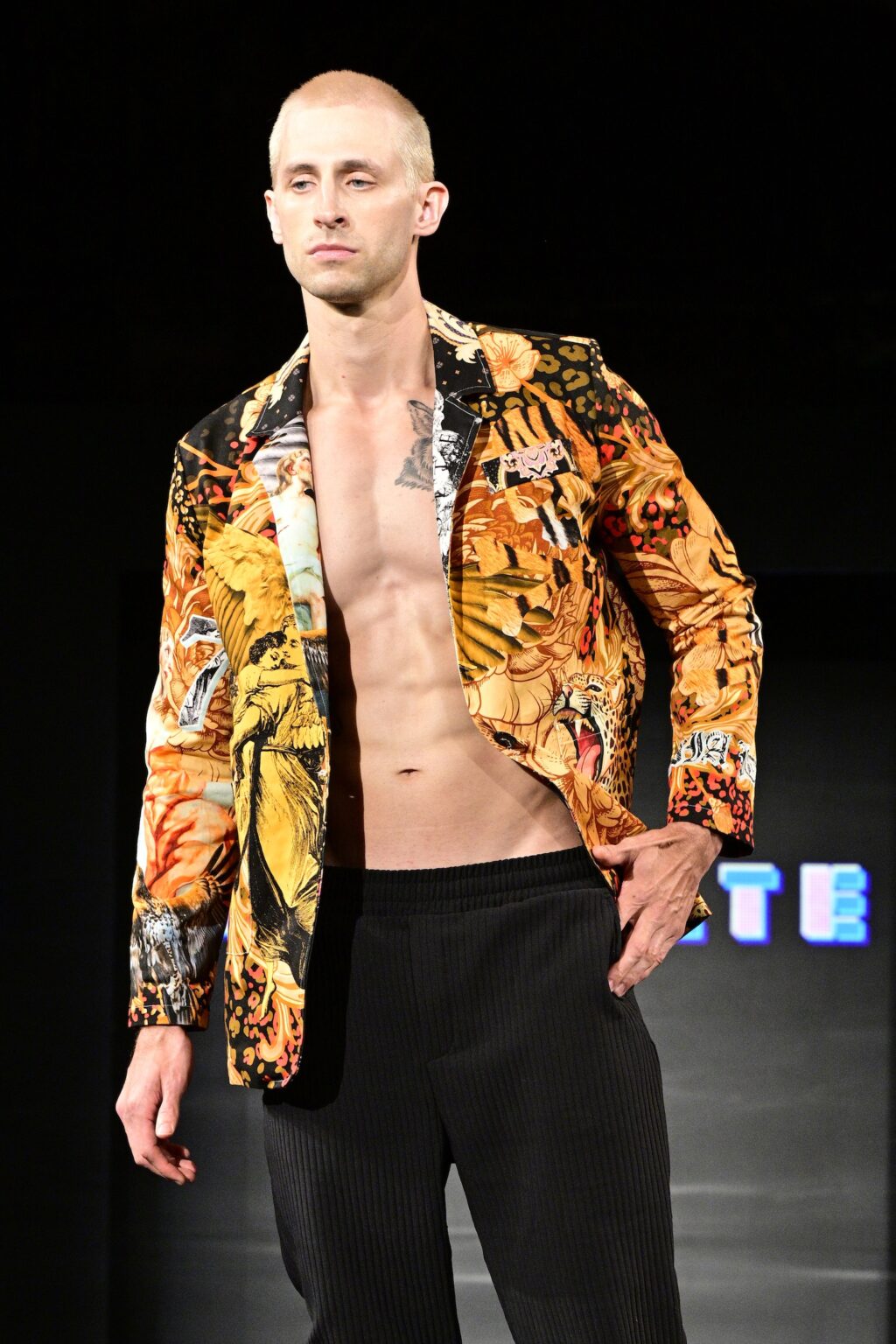 NEW YORK, NEW YORK - SEPTEMBER 11: A model walks the runway for Pia Bolte during New York Fashion Week Powered By Art Hearts Fashion at The Angel Orensanz Foundation on September 11, 2025 in New York City. (Photo by Eugene Gologursky/Getty Images for Art Hearts Fashion)