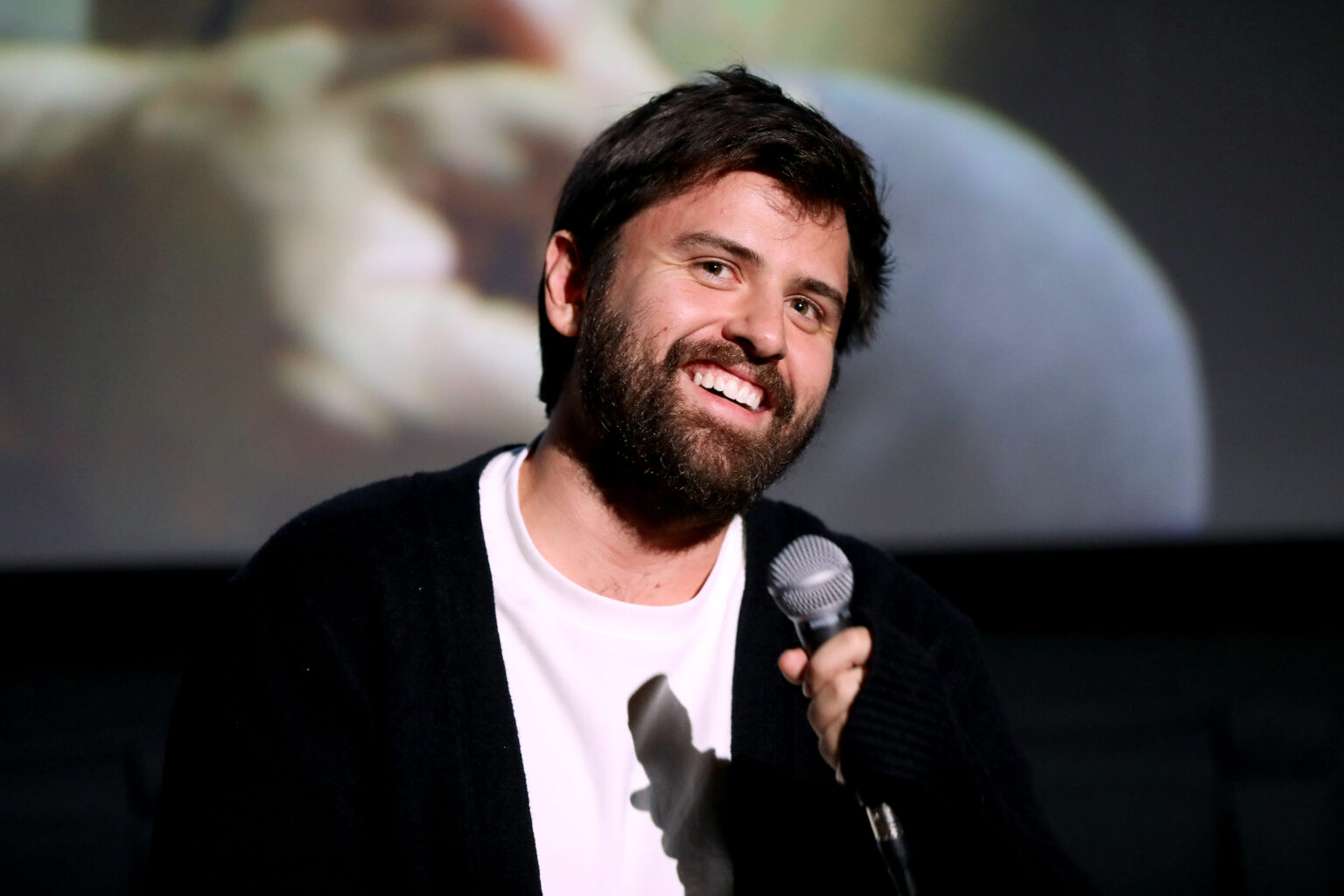 Brooklyn, New York - 10/16/25 - Cooper Raiff attends the Hal & Harper MUBI and Letterboxd hosted special screening and Q&A at the Alamo Drafthouse in Brooklyn on Oct 16, 2025 - PICTURED: Cooper Raiff - PHOTO by: Marion Curtis / StarPix for MUBI - Location: Alamo Drafthouse