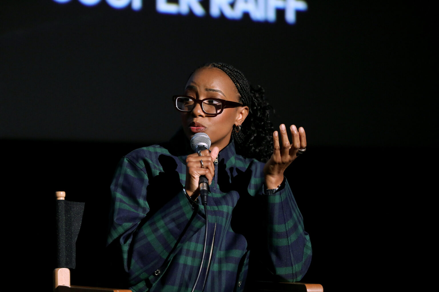 Brooklyn, New York - 10/16/25 - Alyah Chanelle Scott attends the Hal & Harper MUBI and Letterboxd hosted special screening and Q&A at the Alamo Drafthouse in Brooklyn on Oct 16, 2025 - PICTURED: Alyah Chanelle Scott - PHOTO by: Marion Curtis / StarPix for MUBI - Location: Alamo Drafthouse