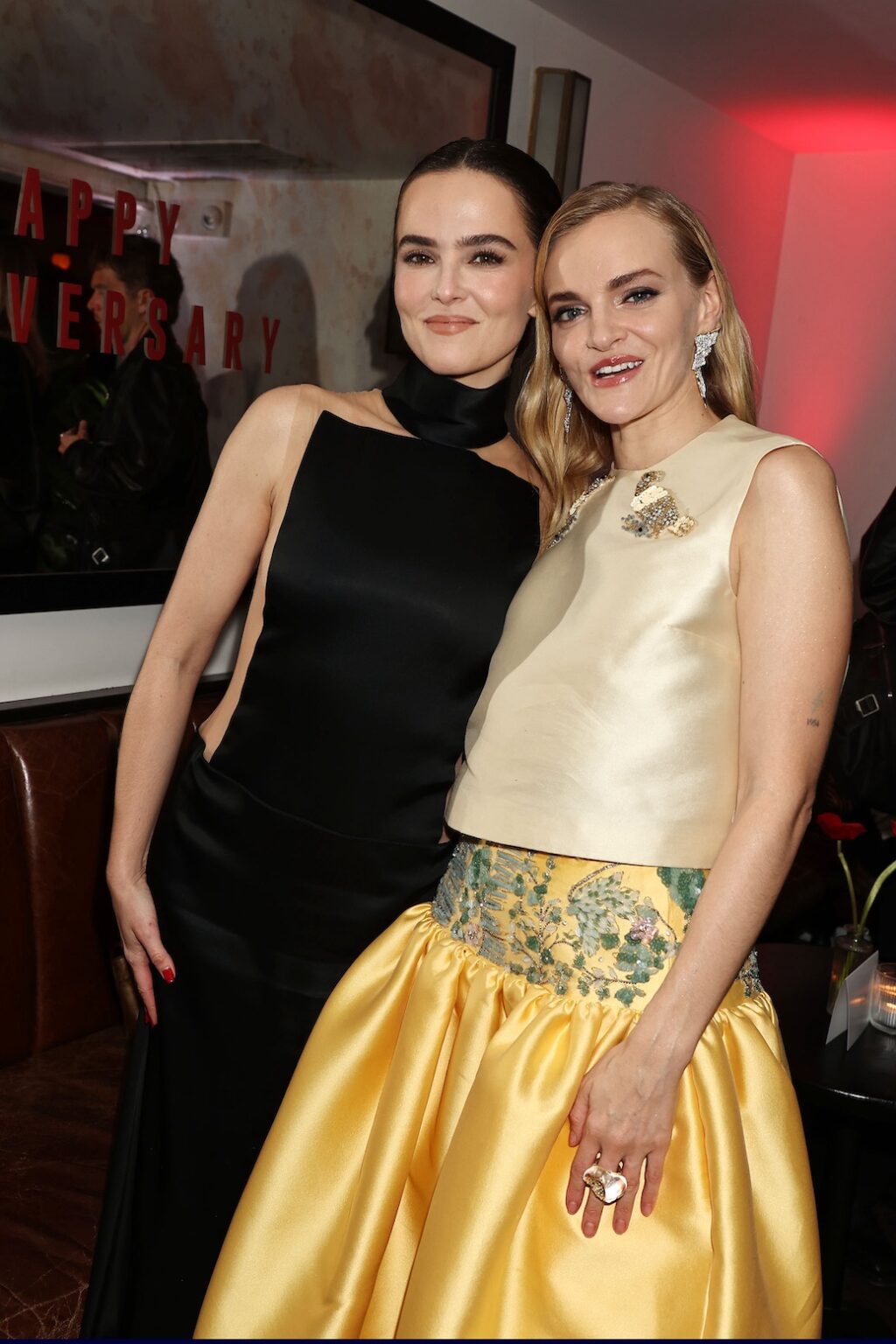New York, New York - 10/21/25 Lionsgate’s “ ANNIVERSARY “ New York Premiere . -PICTURED: Zoey Deutch and Madeline Brewer - PHOTO by: Dave Allocca / Starpix - Location: Metrograph