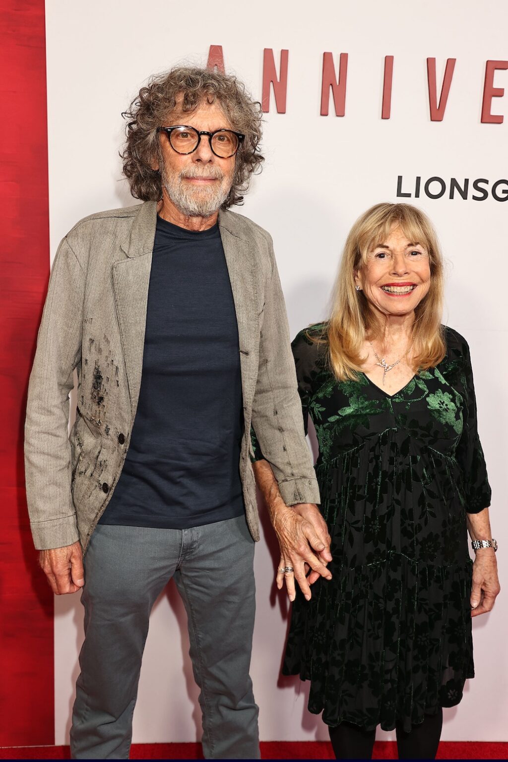 New York, New York - 10/21/25 Lionsgate’s “ ANNIVERSARY “ New York Premiere . -PICTURED: Steve Schwartz and Paula Mae Schwartz - PHOTO by: Dave Allocca / Starpix - Location: Metrograph