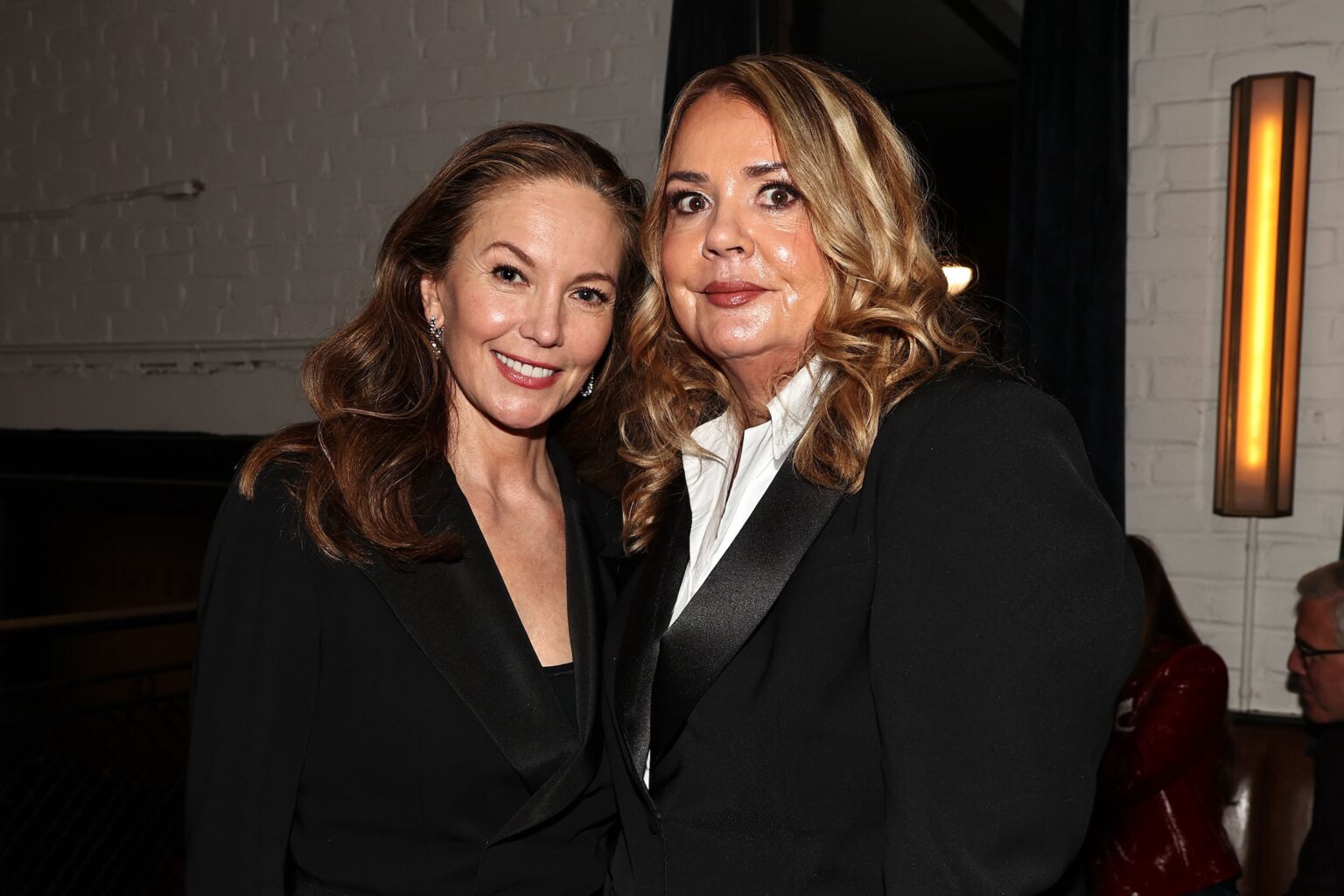 New York, New York - 10/21/25 Lionsgate’s “ ANNIVERSARY “ New York Premiere . -PICTURED: Diane Lane and Lori Rosene-Gambino - PHOTO by: Dave Allocca / Starpix - Location: Metrograph