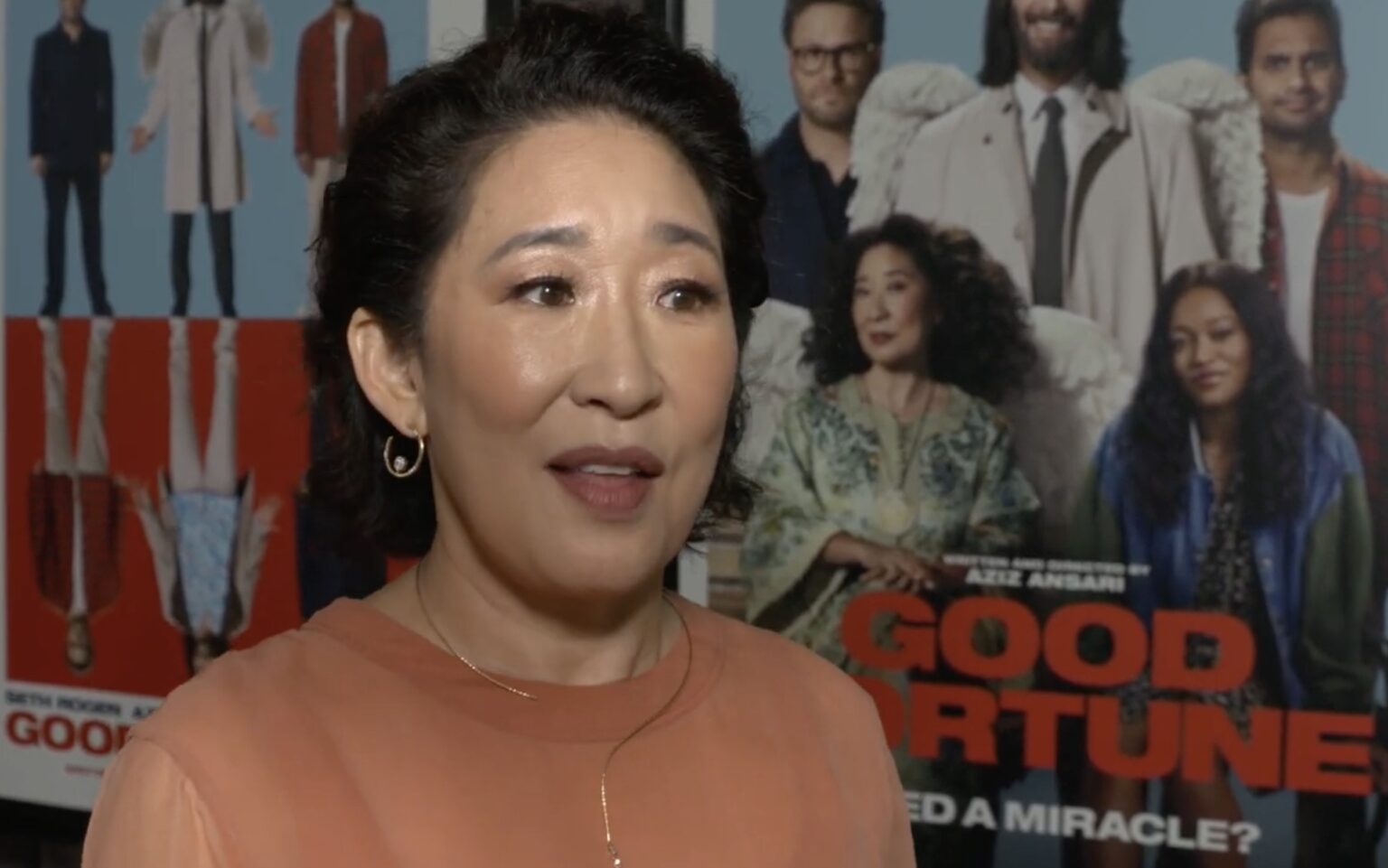 Sandra Oh Interview about GOOD FORTUNE at a Movie Premiere Special Event