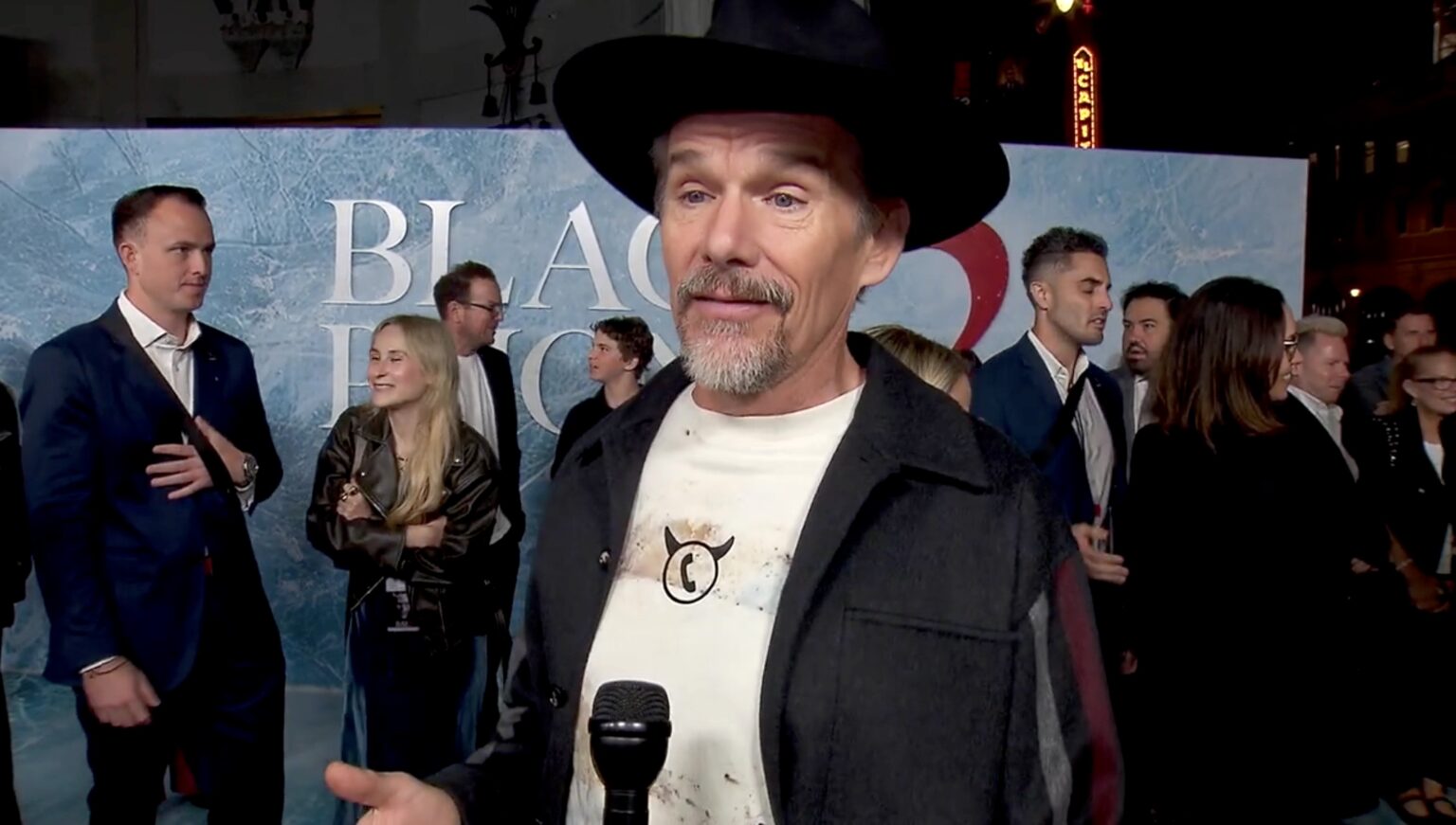 The Black Phone 2 Interview with Ethan Hawke